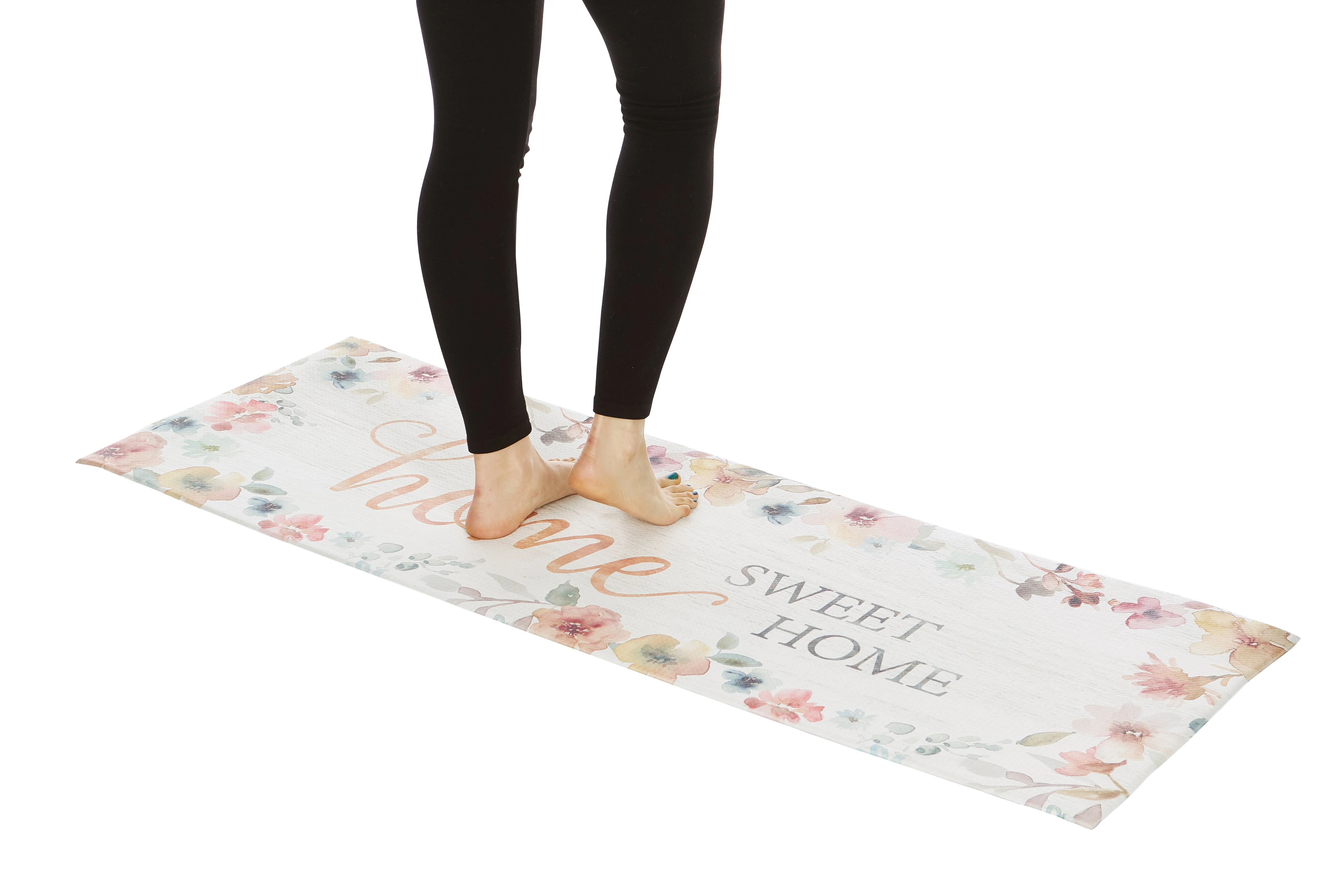 20" x 55" Chic Anti-Fatigue Memory Foam Kitchen Runner Mat - Image 3