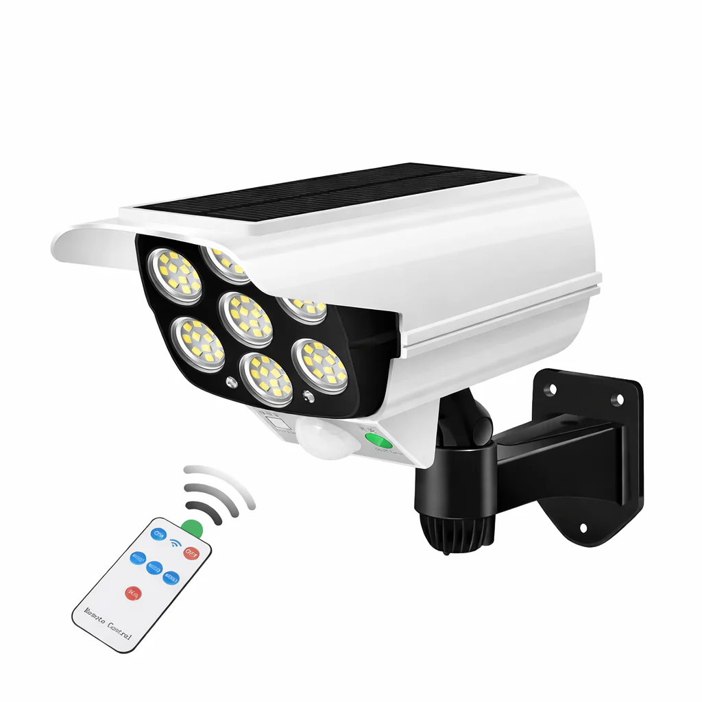 2000LM Solar Motion Sensor Outdoor LED Security Floodlight Wireless 77LED Light - Image 8