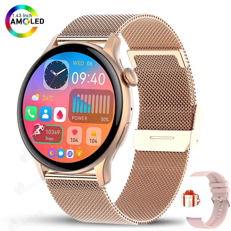 2025 AMOLED Smartwatch for Women Health Monitor AI Voice Bluetooth Call Watch - Image 12