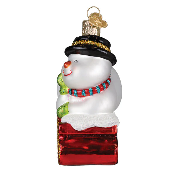 2025 Snowman Ornament by Old World Christmas - Image 4