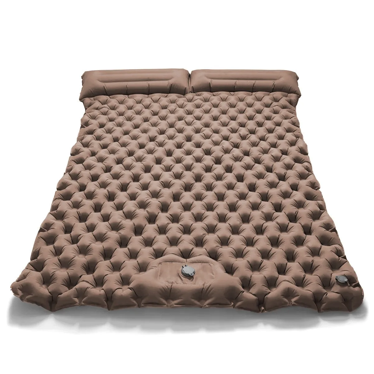 2025 Upgrade Double Air Mattress Camping Inflatable Bed Built-in Pump Waterproof - Image 10