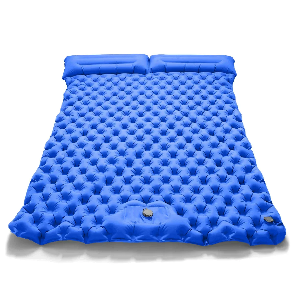 2025 Upgrade Double Air Mattress Camping Inflatable Bed Built-in Pump Waterproof - Image 2