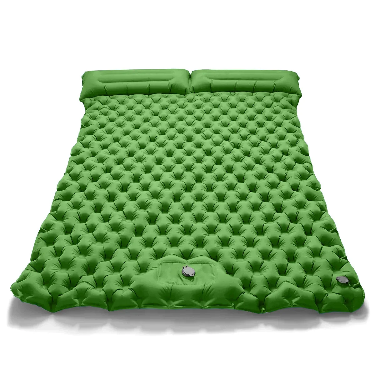 2025 Upgrade Double Air Mattress Camping Inflatable Bed Built-in Pump Waterproof - Image 7