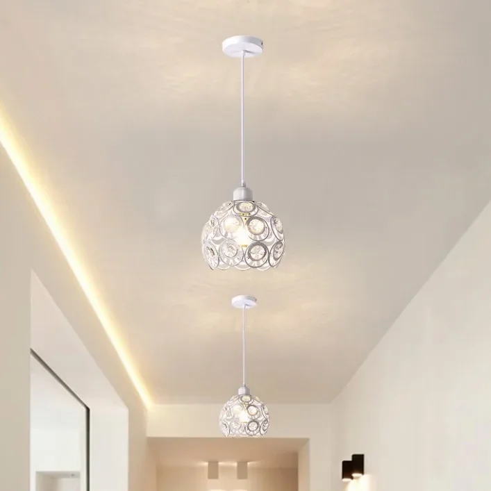 20cm Iron Art Ceiling Lamp European Style Indoor E27 Romantic Ambient Light - Image 4