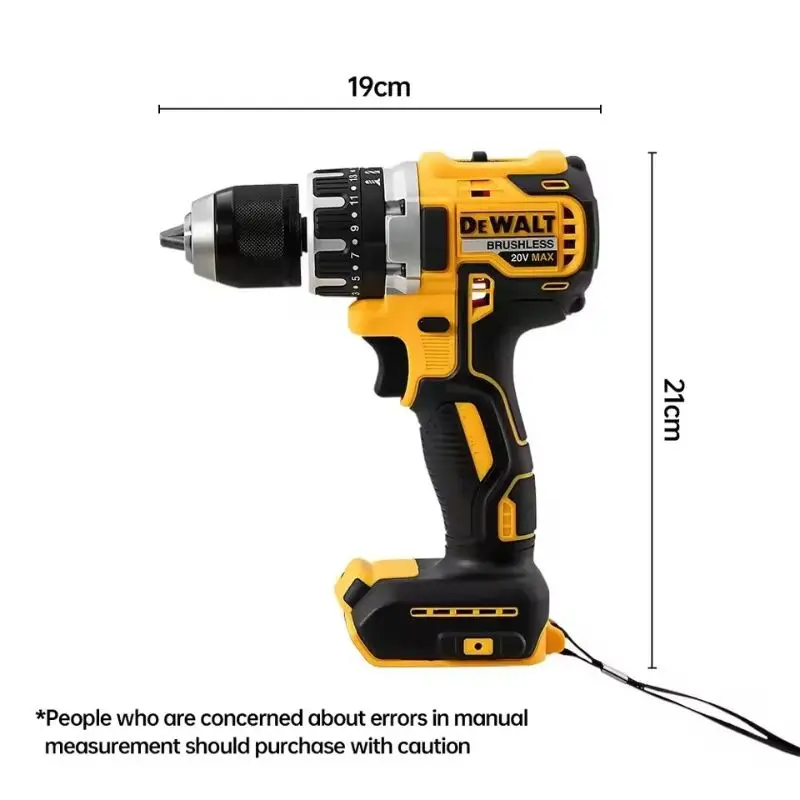 20V Cordless Brushless Impact Drill Rechargeable Power Tool for Home & DIY - Image 4
