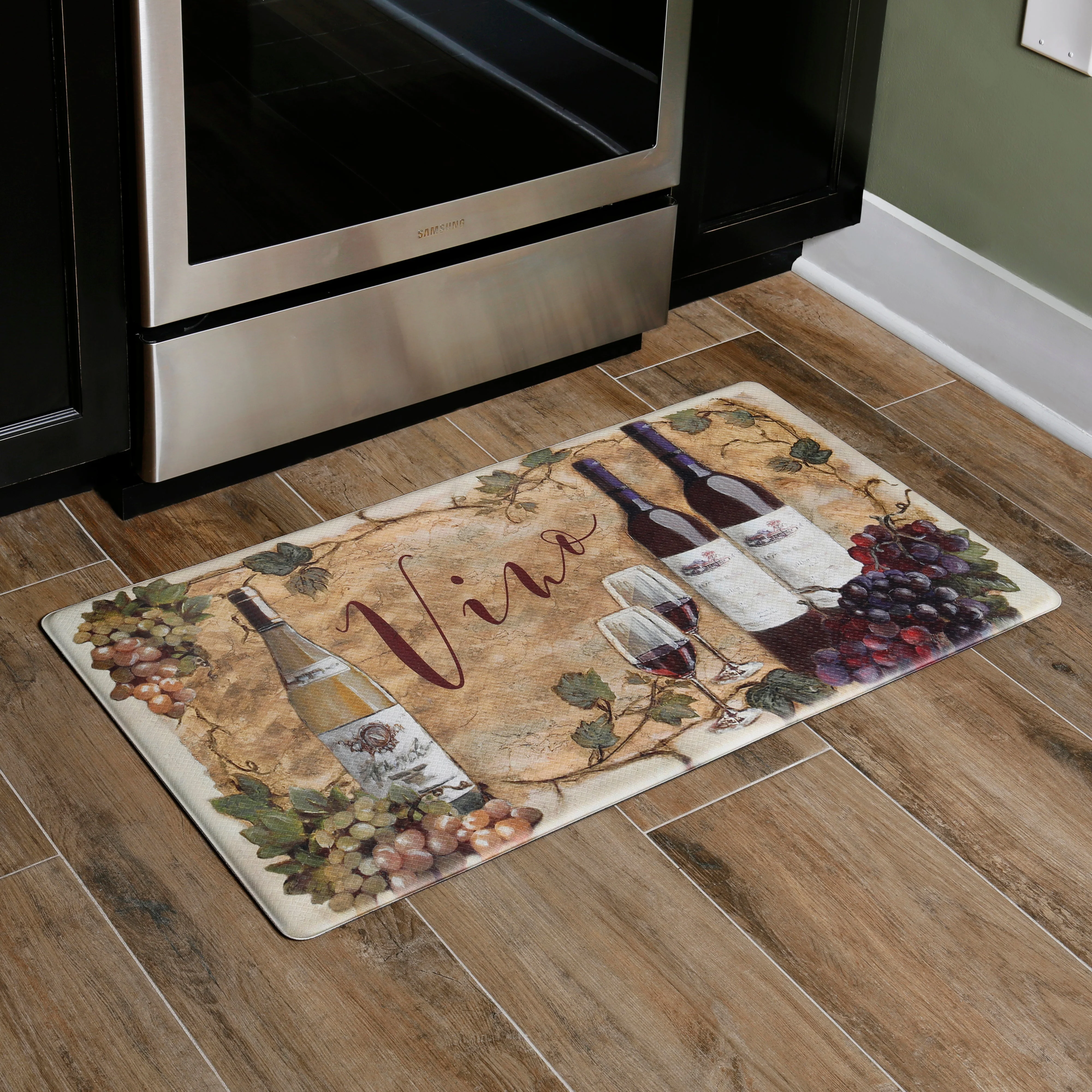 20"x36" Feel at Ease Anti-Fatigue Kitchen Mat (Vino 10438) - Image 2