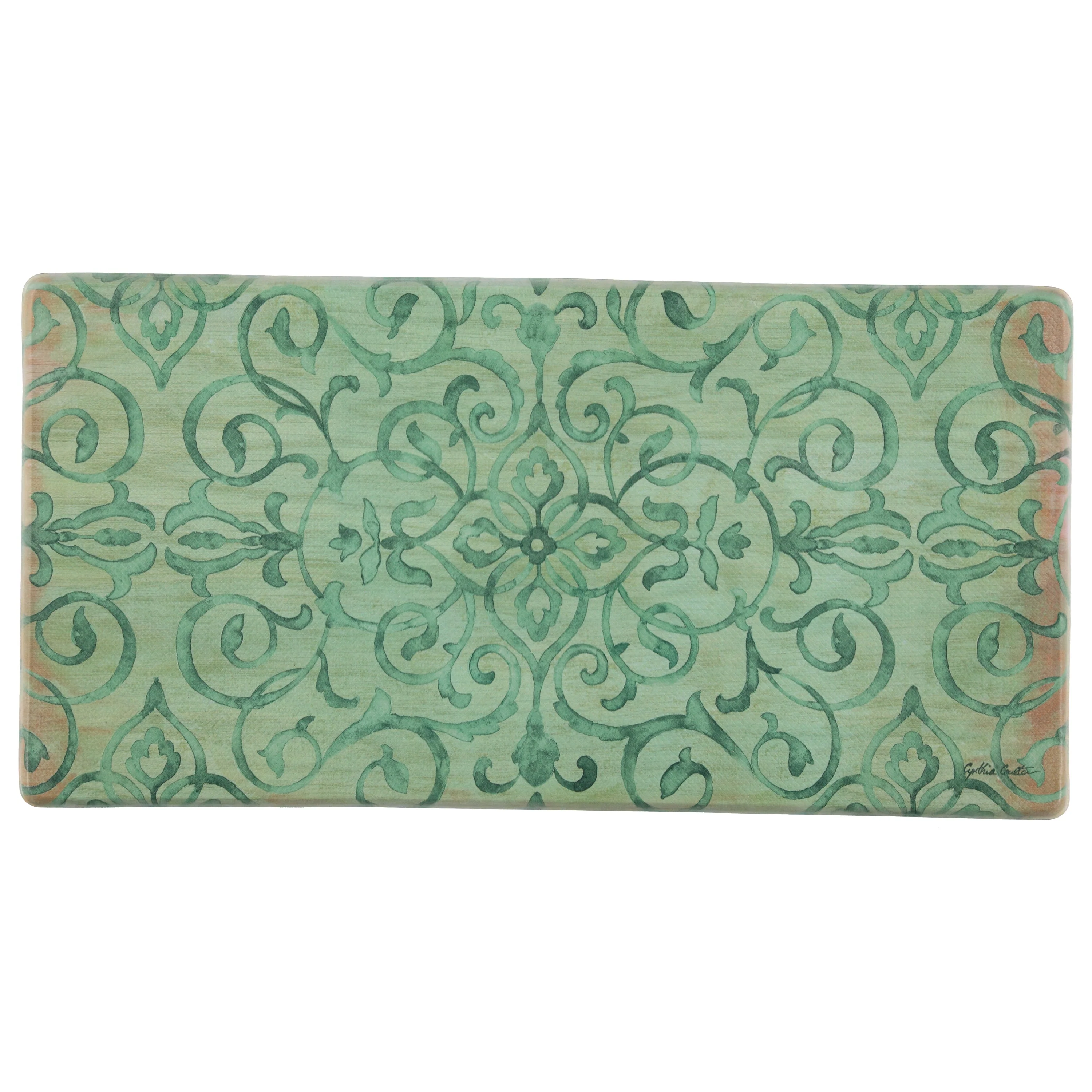 20"x39" Anti-Fatigue Embossed Floor Mat (Rustic Medallion) - Image 13