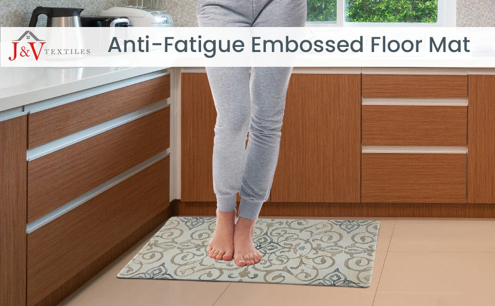 20"x39" Anti-Fatigue Embossed Floor Mat (Rustic Medallion) - Image 3