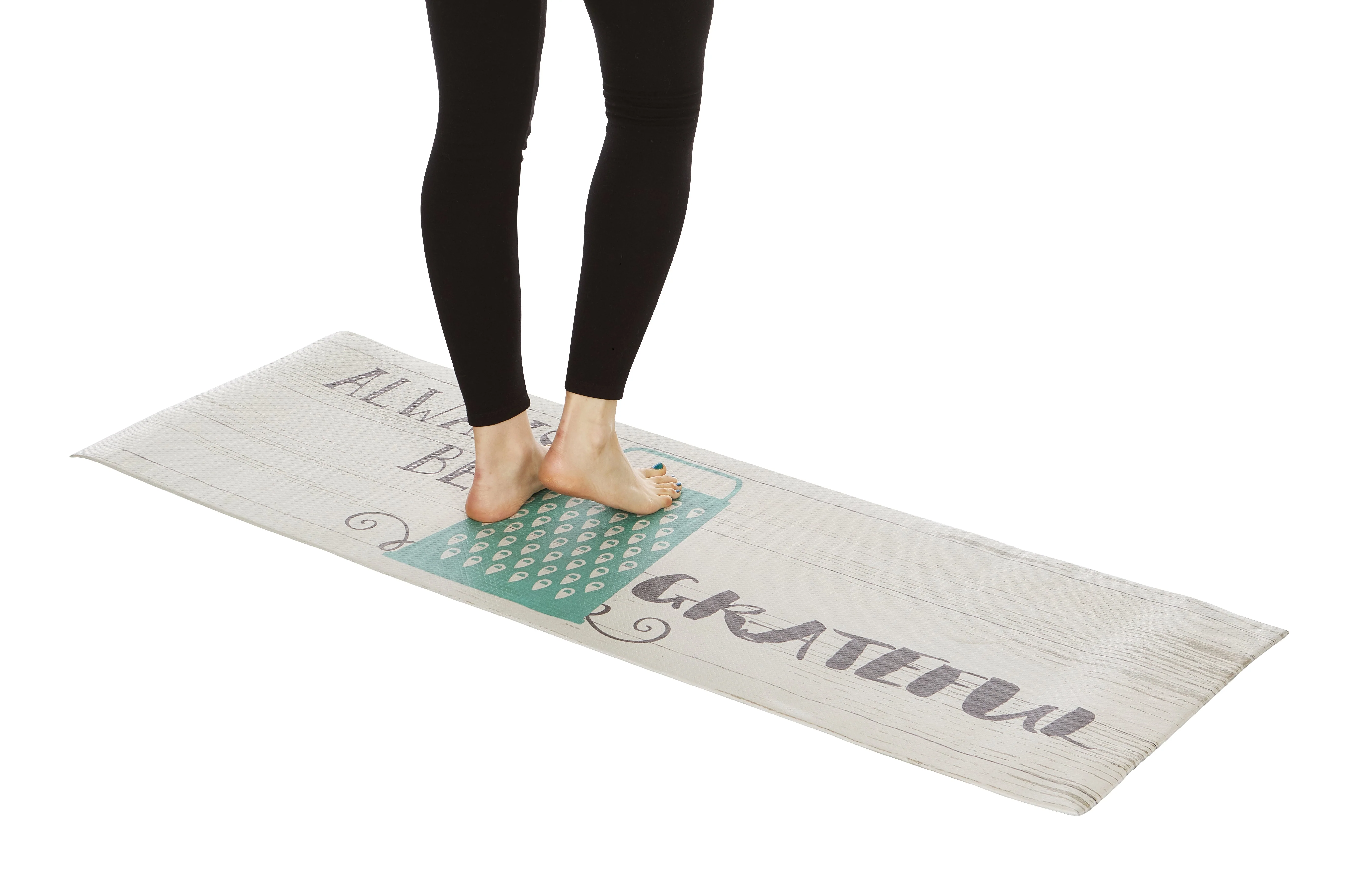 20"x55" Oversized Cushioned Anti-Fatigue Kitchen Runner Mat (Always Be Grateful) - Image 2