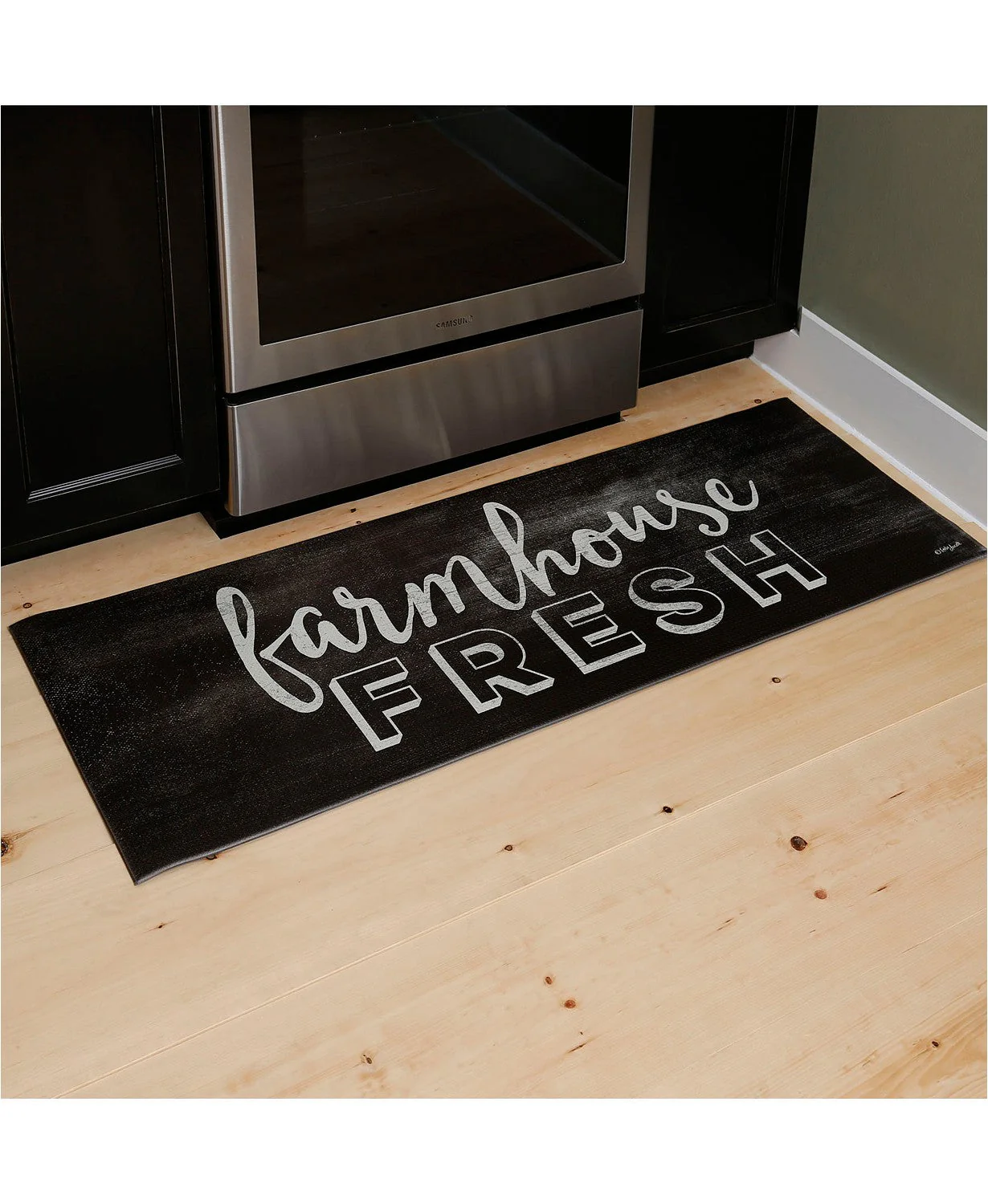 20"x55" Oversized Cushioned Anti-Fatigue Kitchen Runner Mat (Farmhouse Fresh) - Image 2