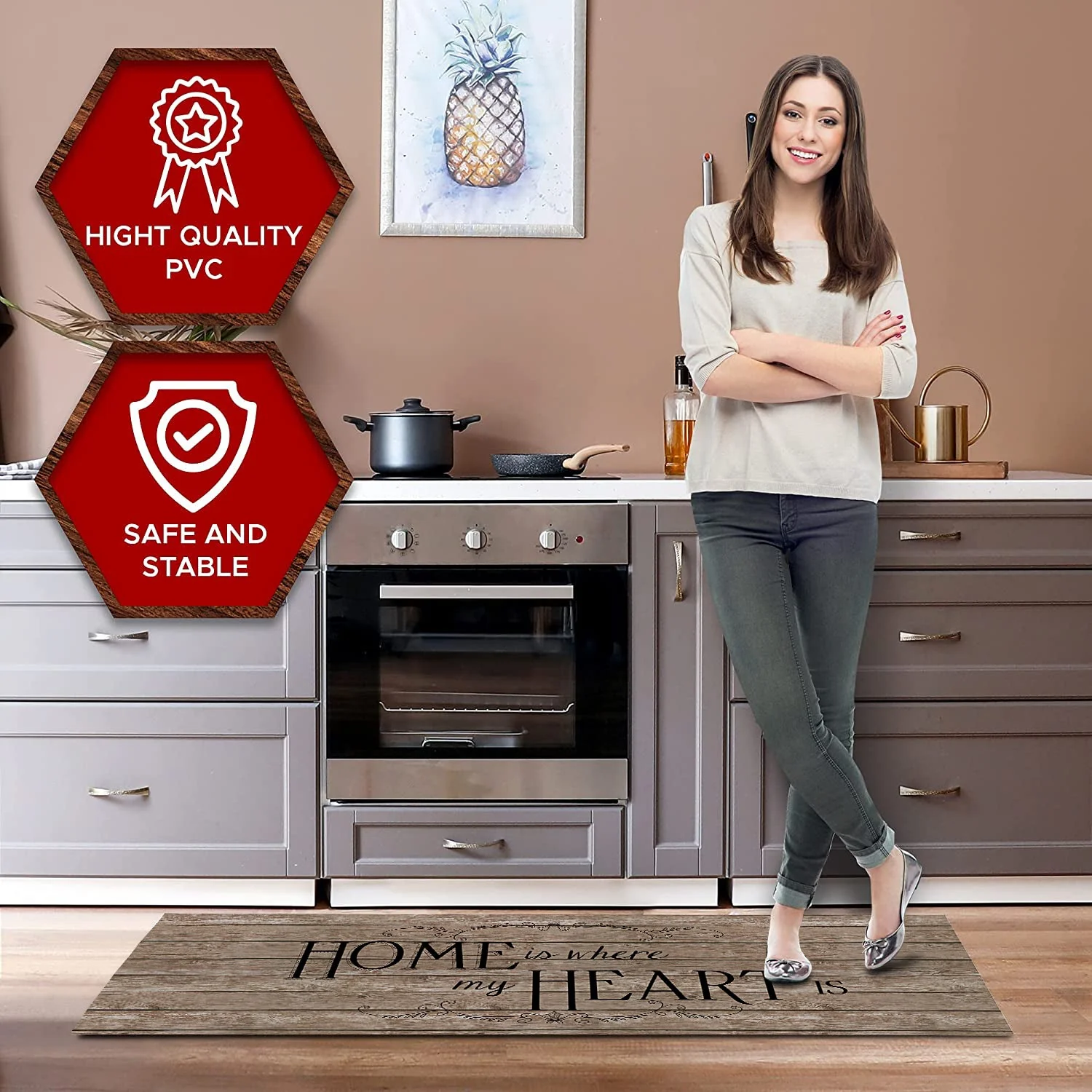 20"x55" Oversized Cushioned Anti-Fatigue Kitchen Runner Mat - Image 10