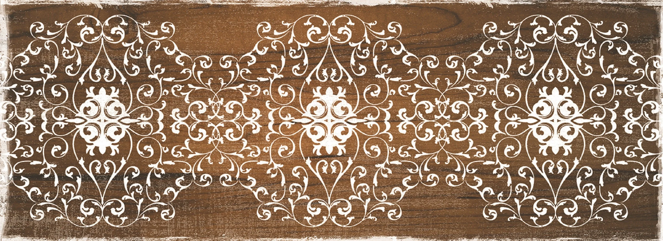 20"x55" Oversized Cushioned Anti-Fatigue Kitchen Runner Mat (Scroll)