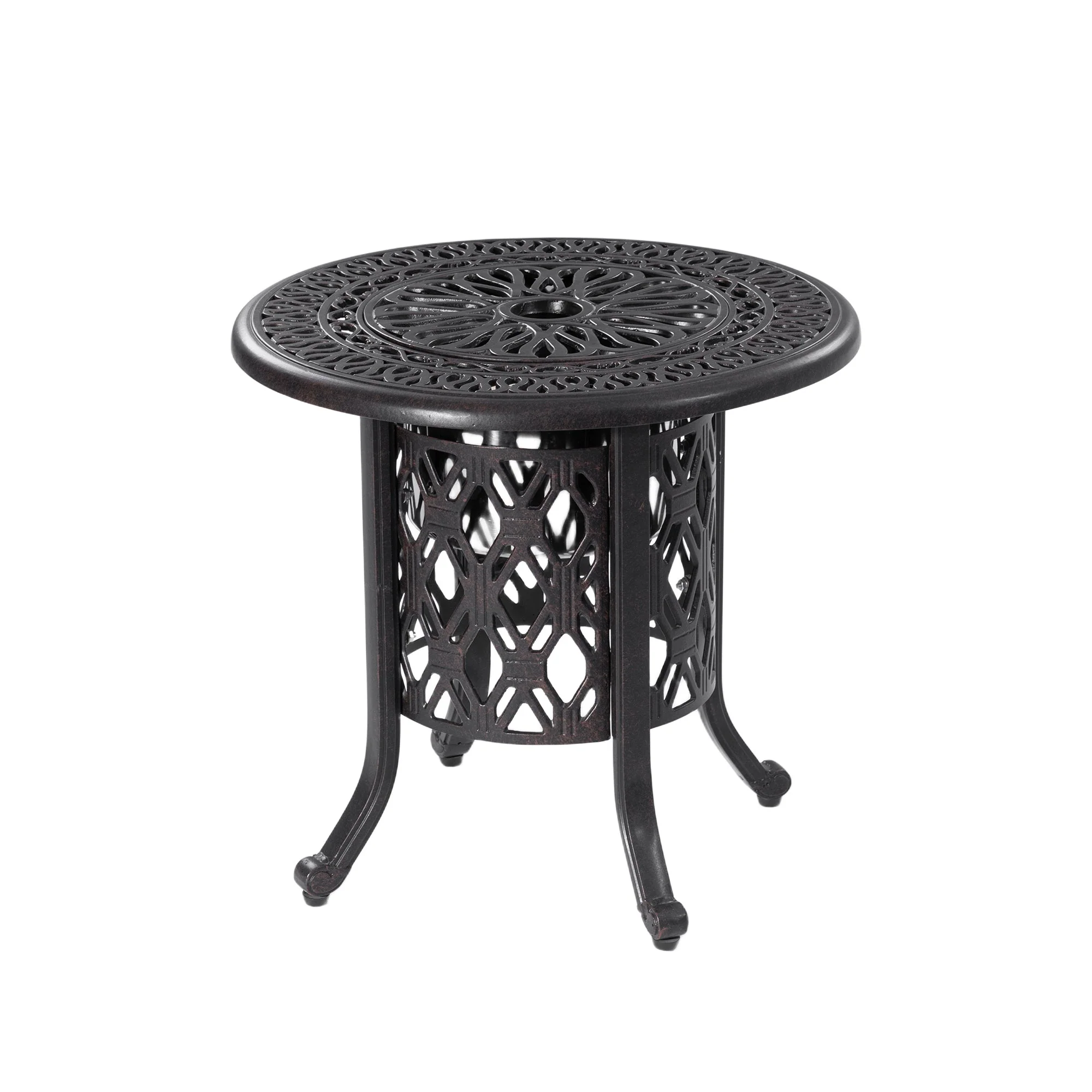 21-Inch Side Table with Removable Ice Bucket - Image 10