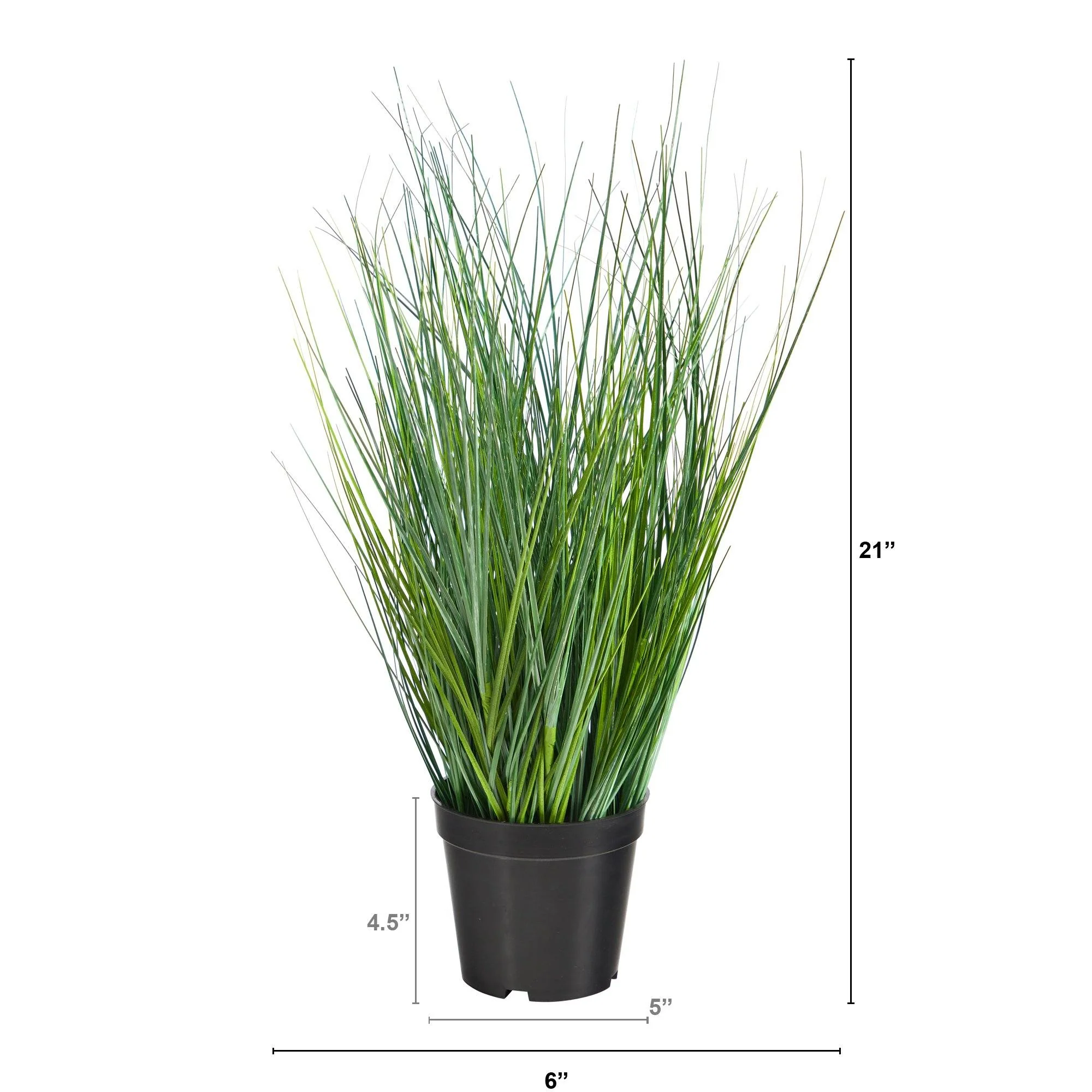 21” Onion Grass Artificial Plant - Image 2