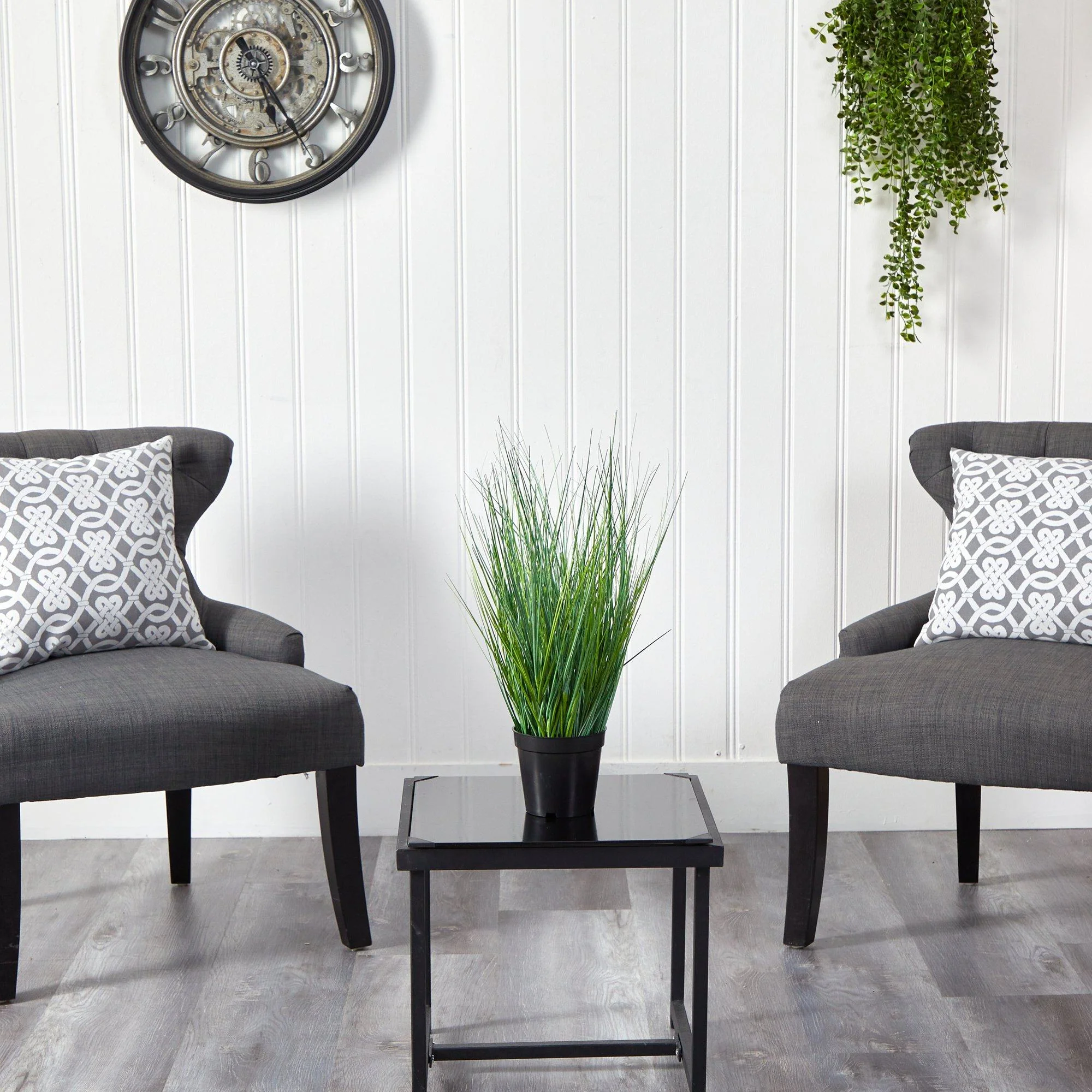 21” Onion Grass Artificial Plant - Image 3