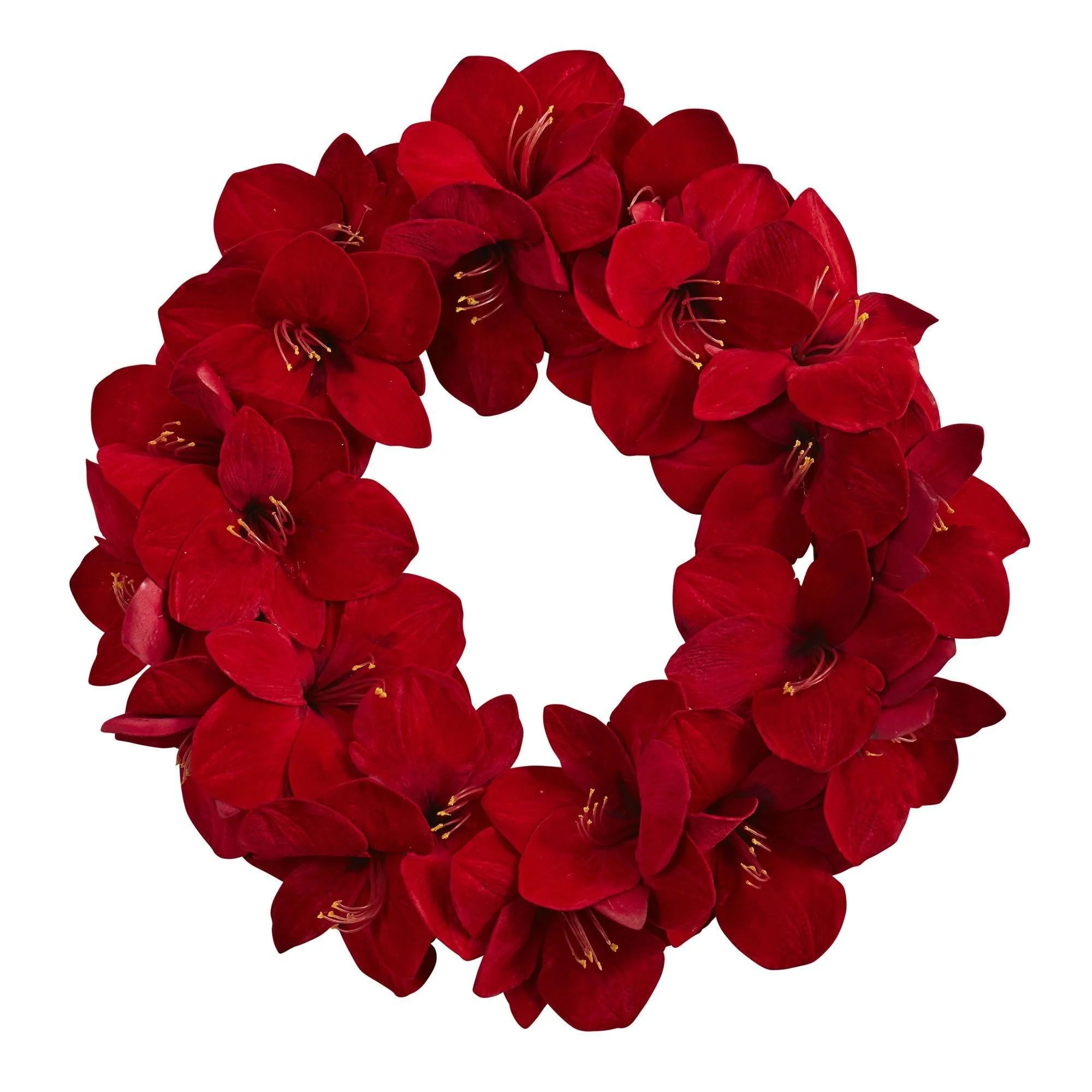 22” Amaryllis Wreath - Image 3