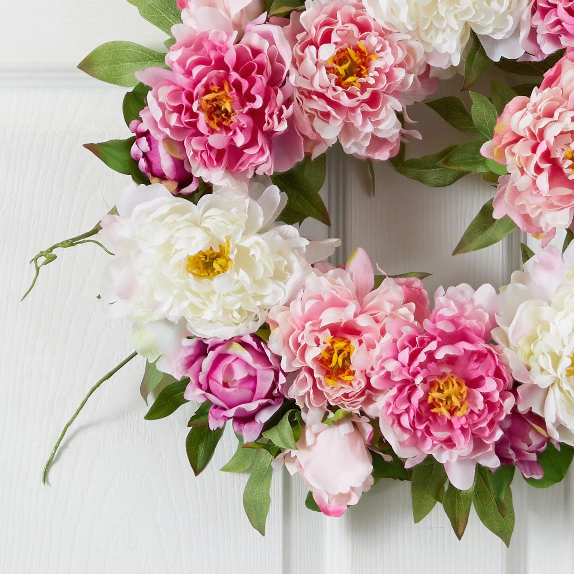 22" Peony Wreath - Image 2