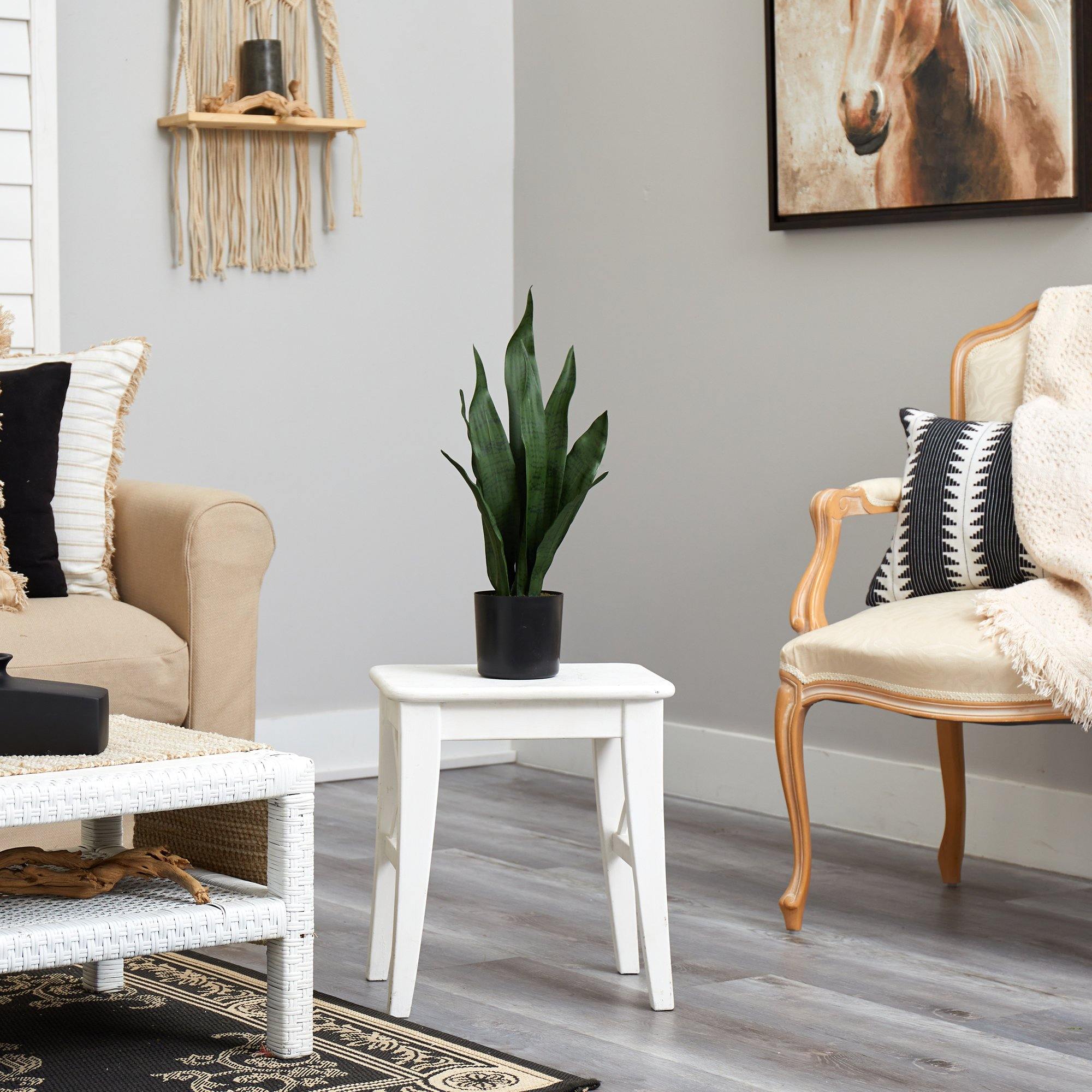 22" Sansevieria Artificial Plant - Image 4