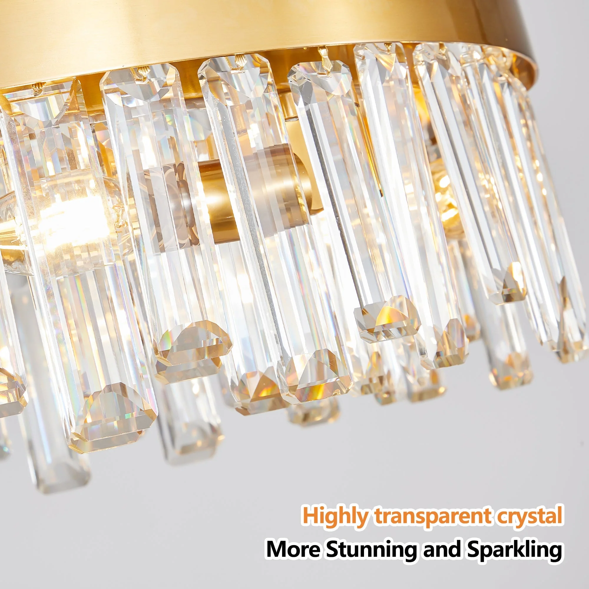 23.6 Inches Luxury Crystal Chandelier - Image 12