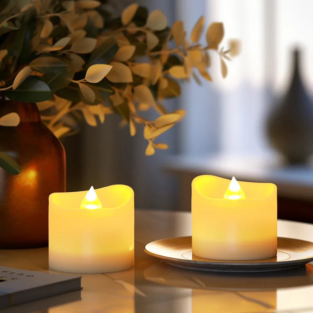 48Pcs Flameless LED Tea Light Candles with Remote Control - Image 2