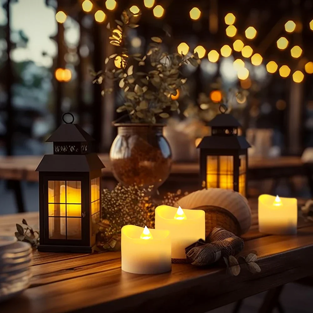 48Pcs Flameless LED Tea Light Candles with Remote Control - Image 4