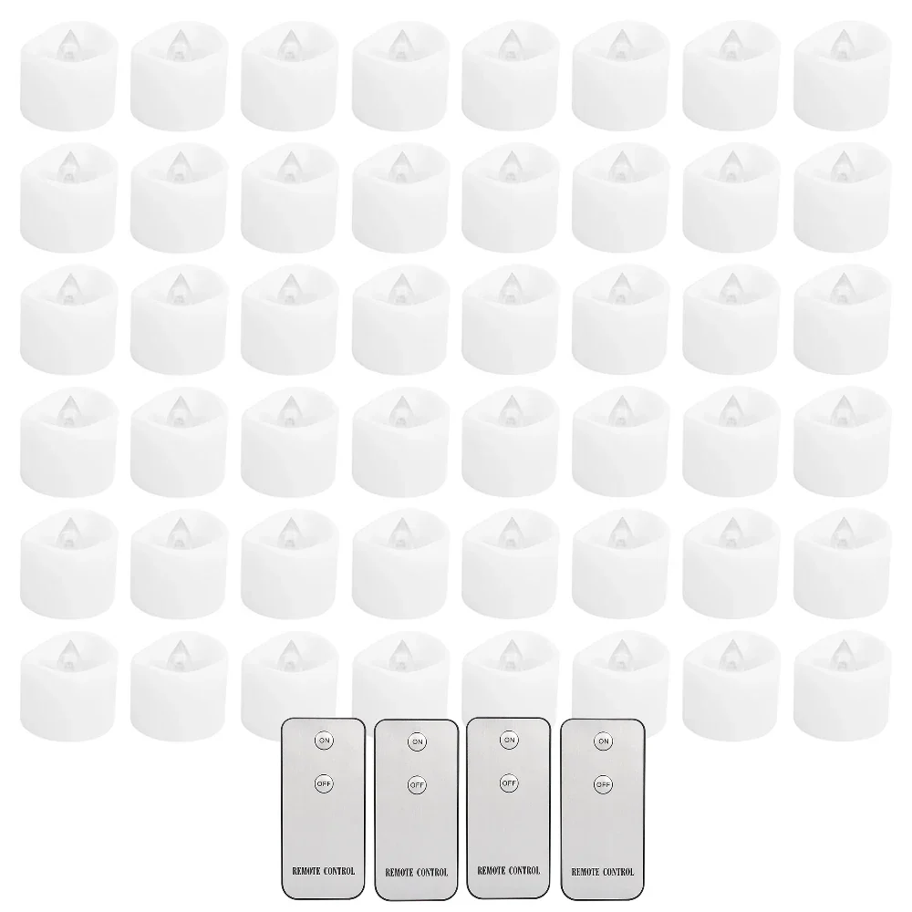 48Pcs Flameless LED Tea Light Candles with Remote Control - Image 7