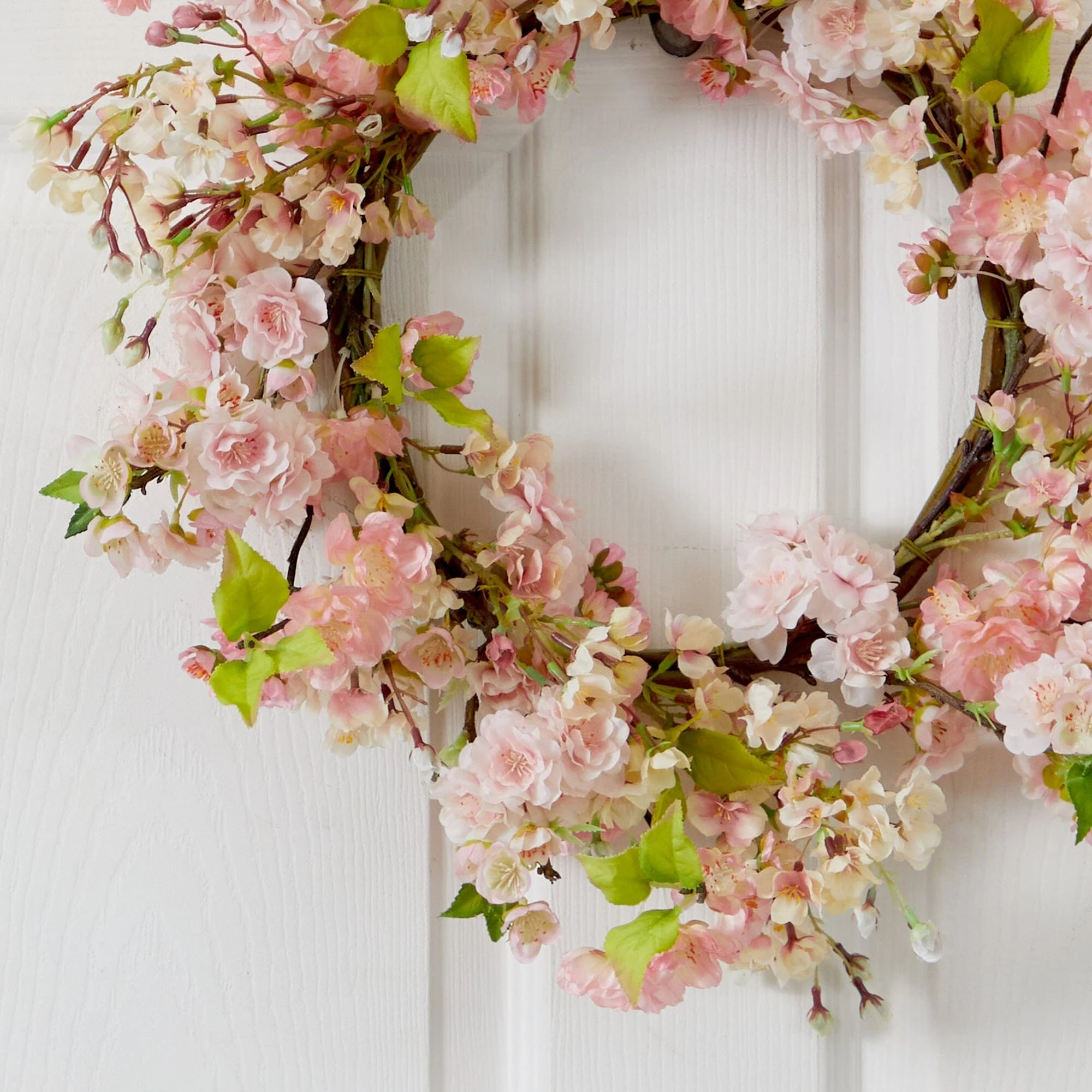 24" Cherry Blossom Wreath - Image 2