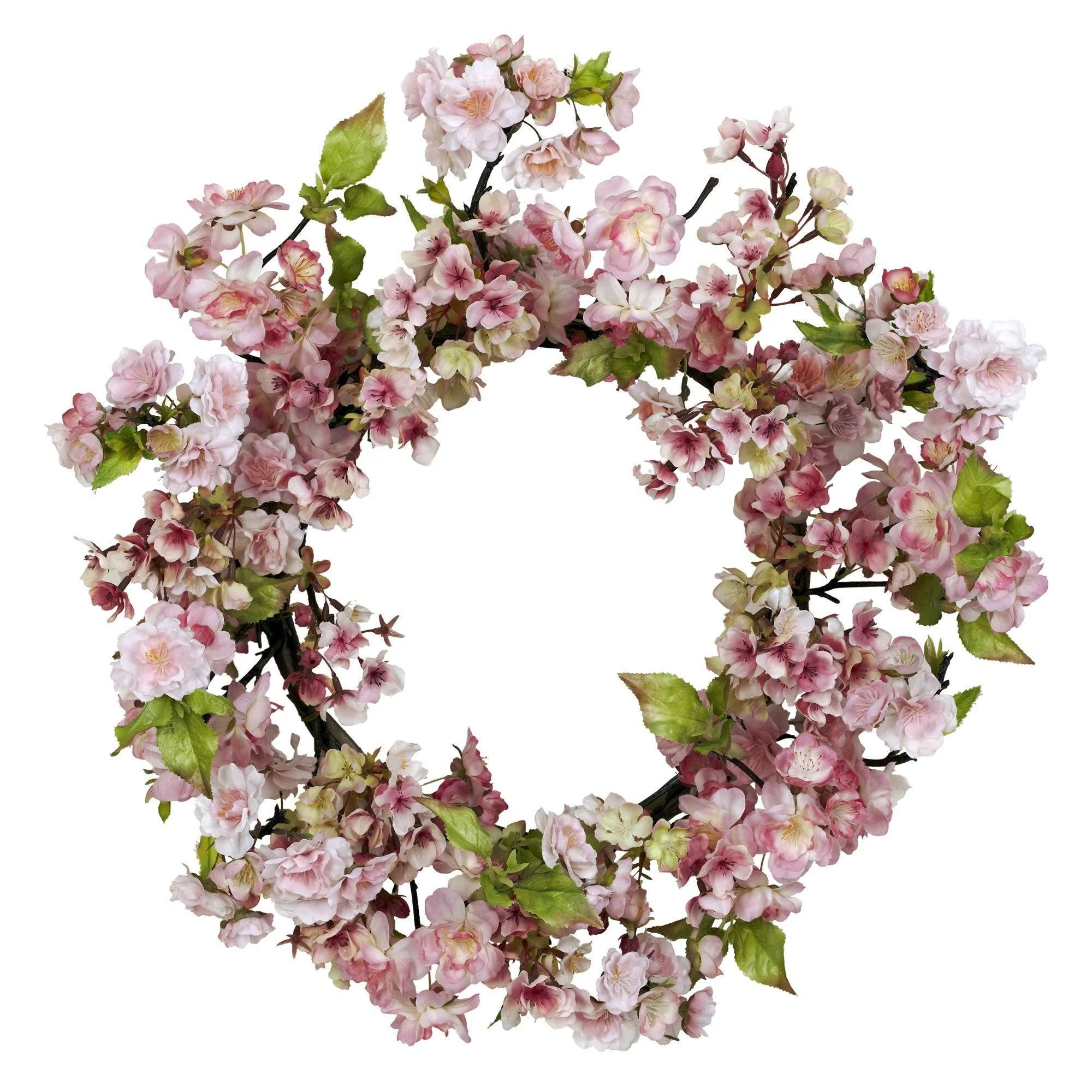24" Cherry Blossom Wreath - Image 4