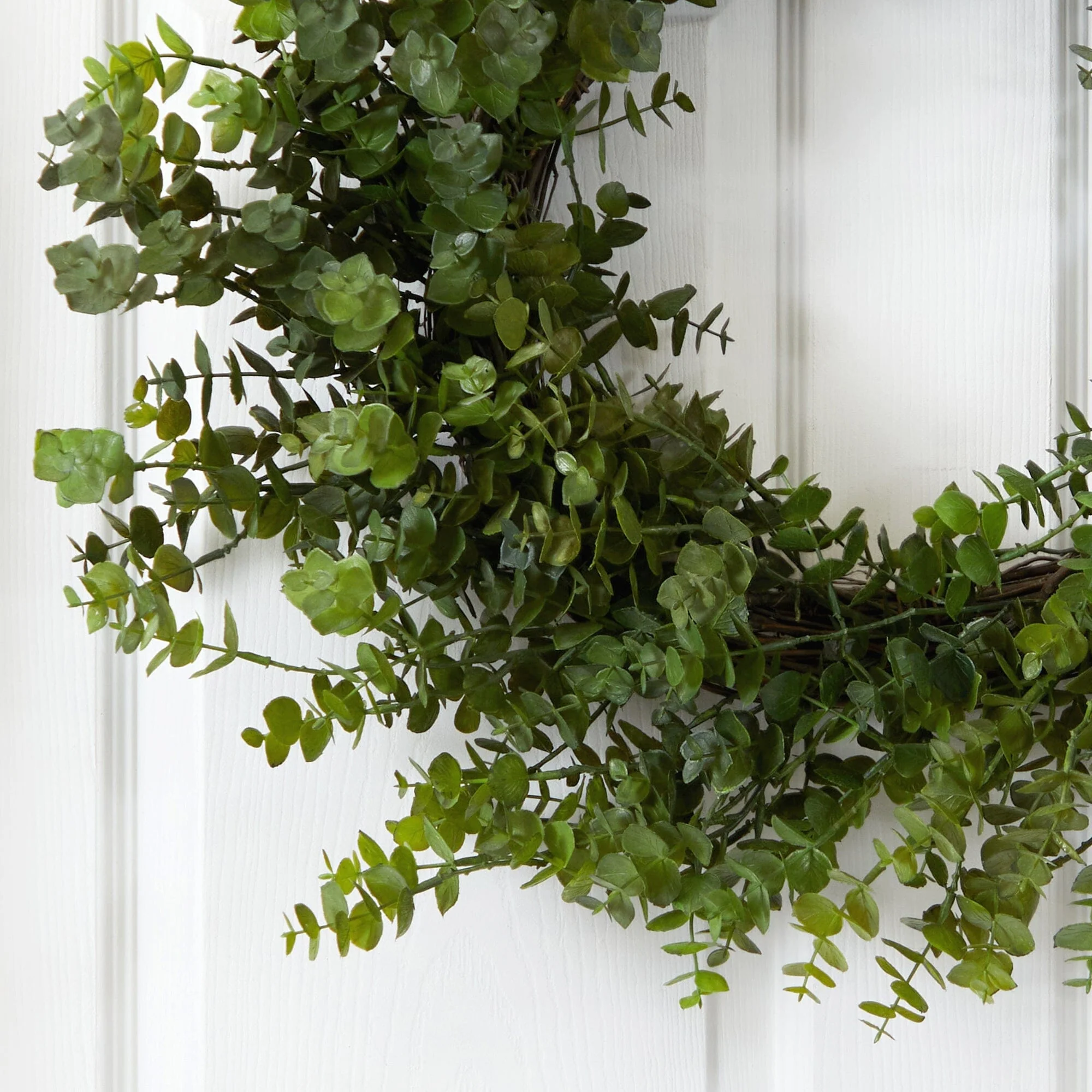 24” Eucalyptus Artificial Wreath - Image 2