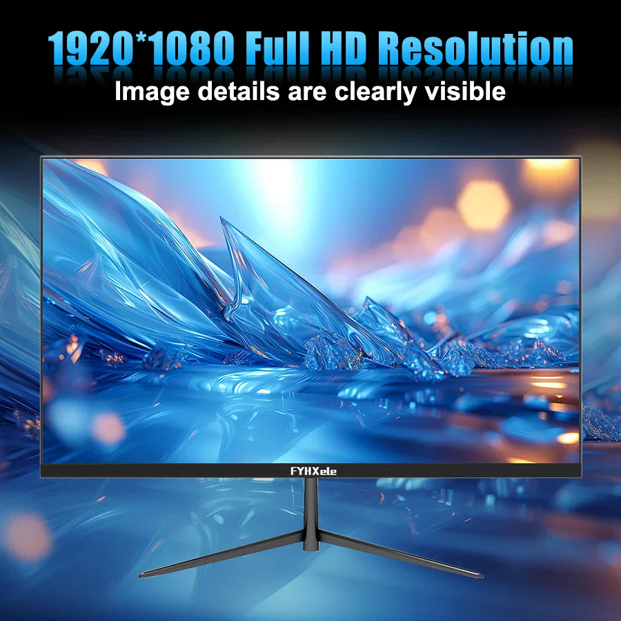 24" Gaming Monitor FYHXele 1080P 100Hz 2ms Eye Care LCD HDR G-Sync VESA Display - Image 3