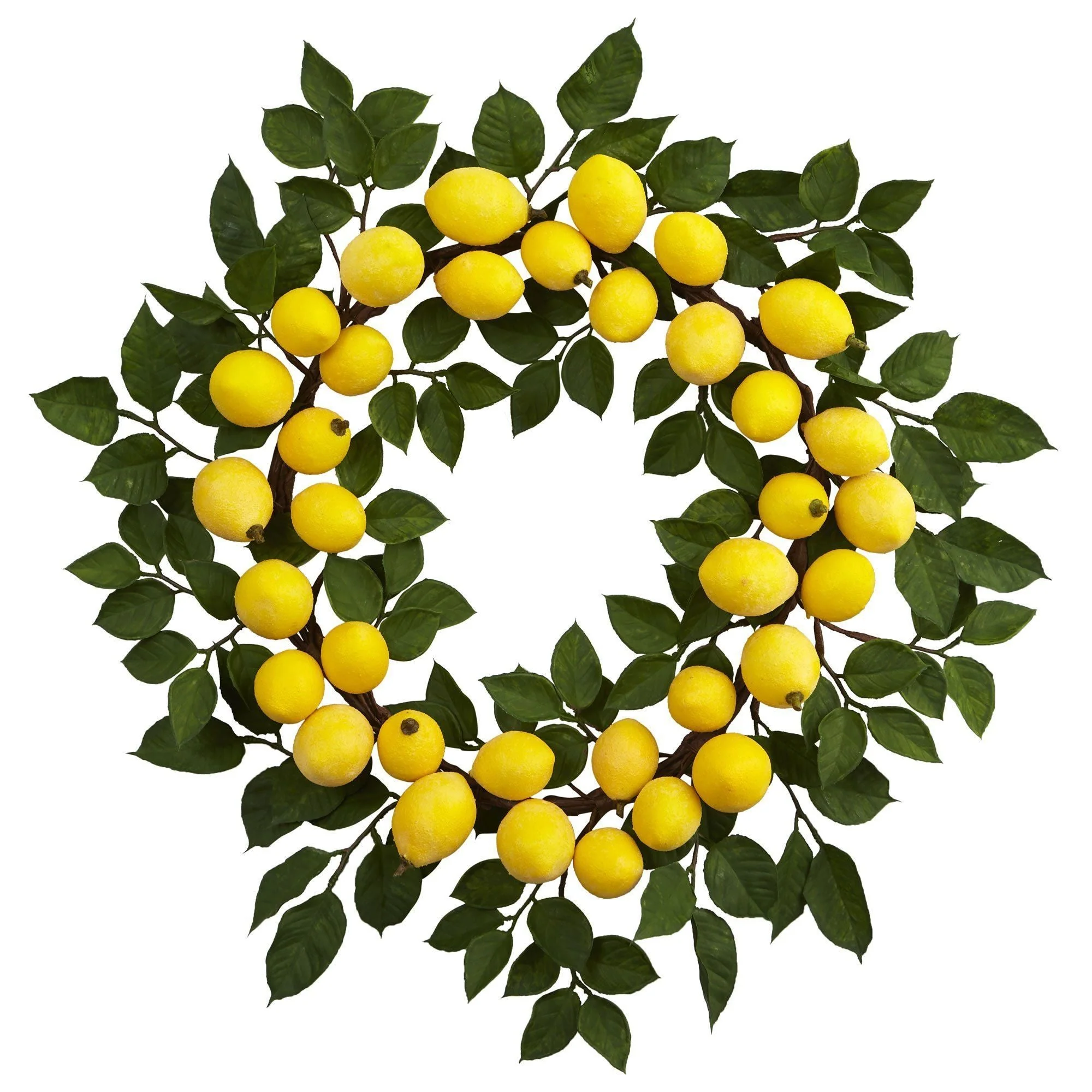 24” Lemon Wreath - Image 3