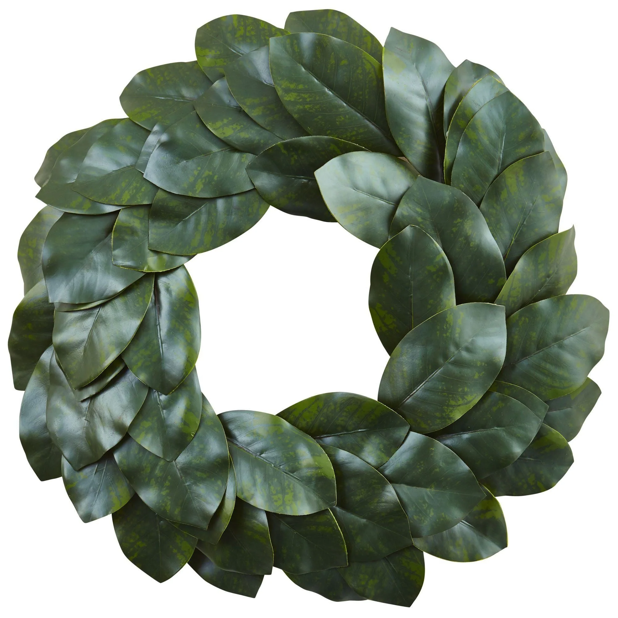 24” Magnolia Leaf Wreath - Image 3