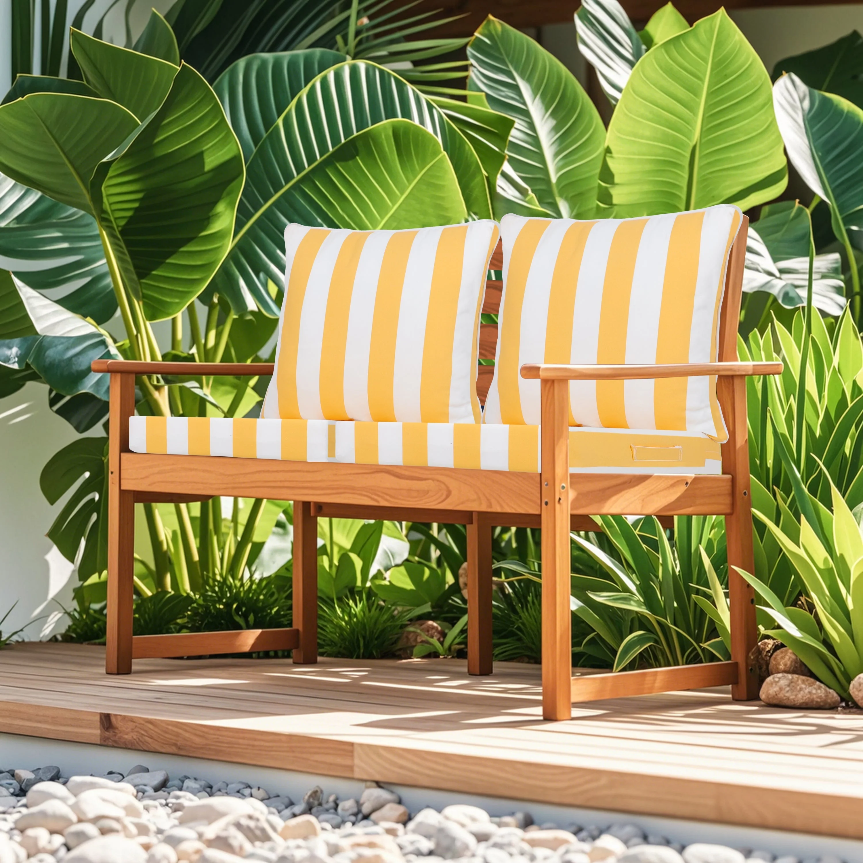 24x24 Inch Outdoor Deep Seat Cushion Set - Image 2