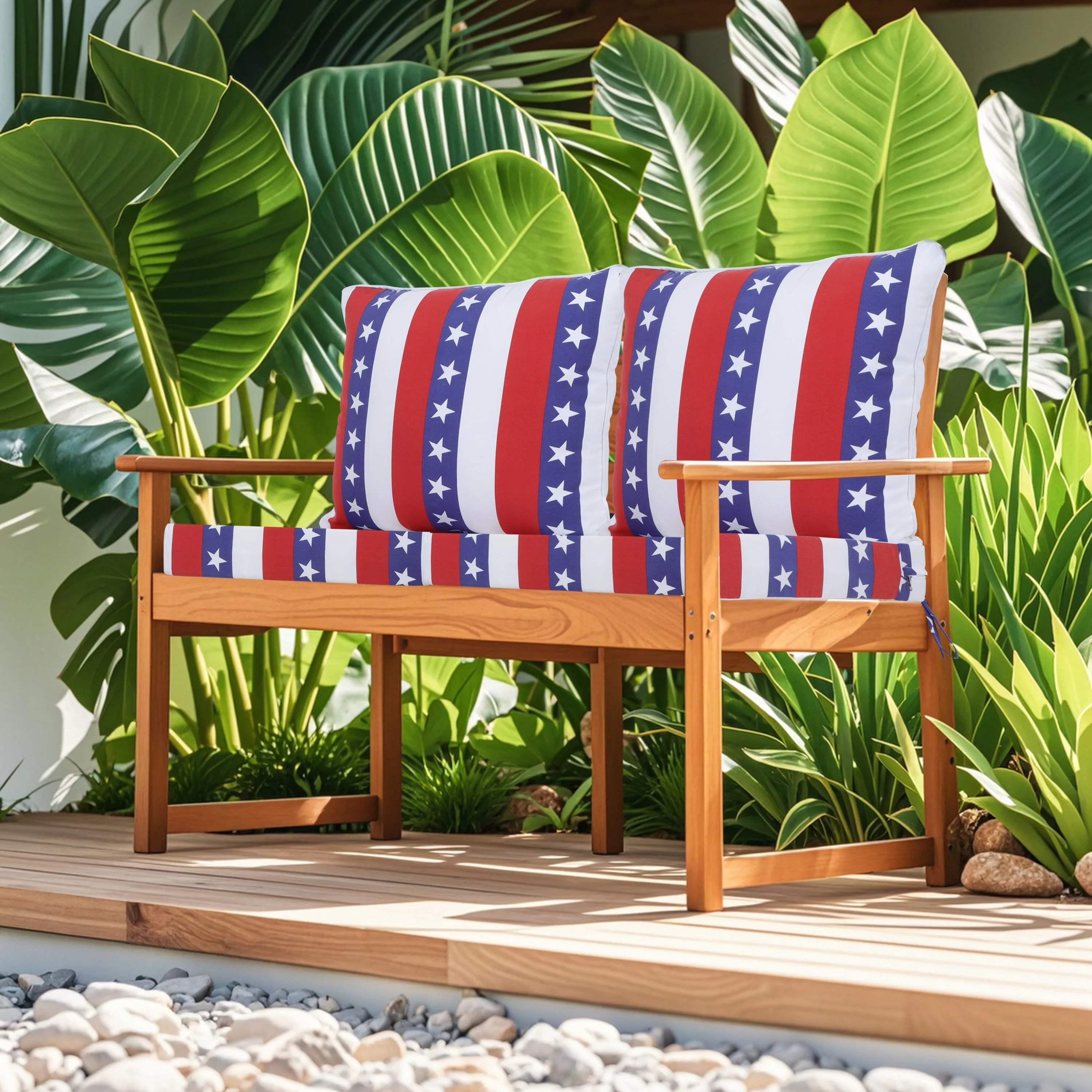 24x24 Inch Outdoor Deep Seat Cushion Set - Image 2
