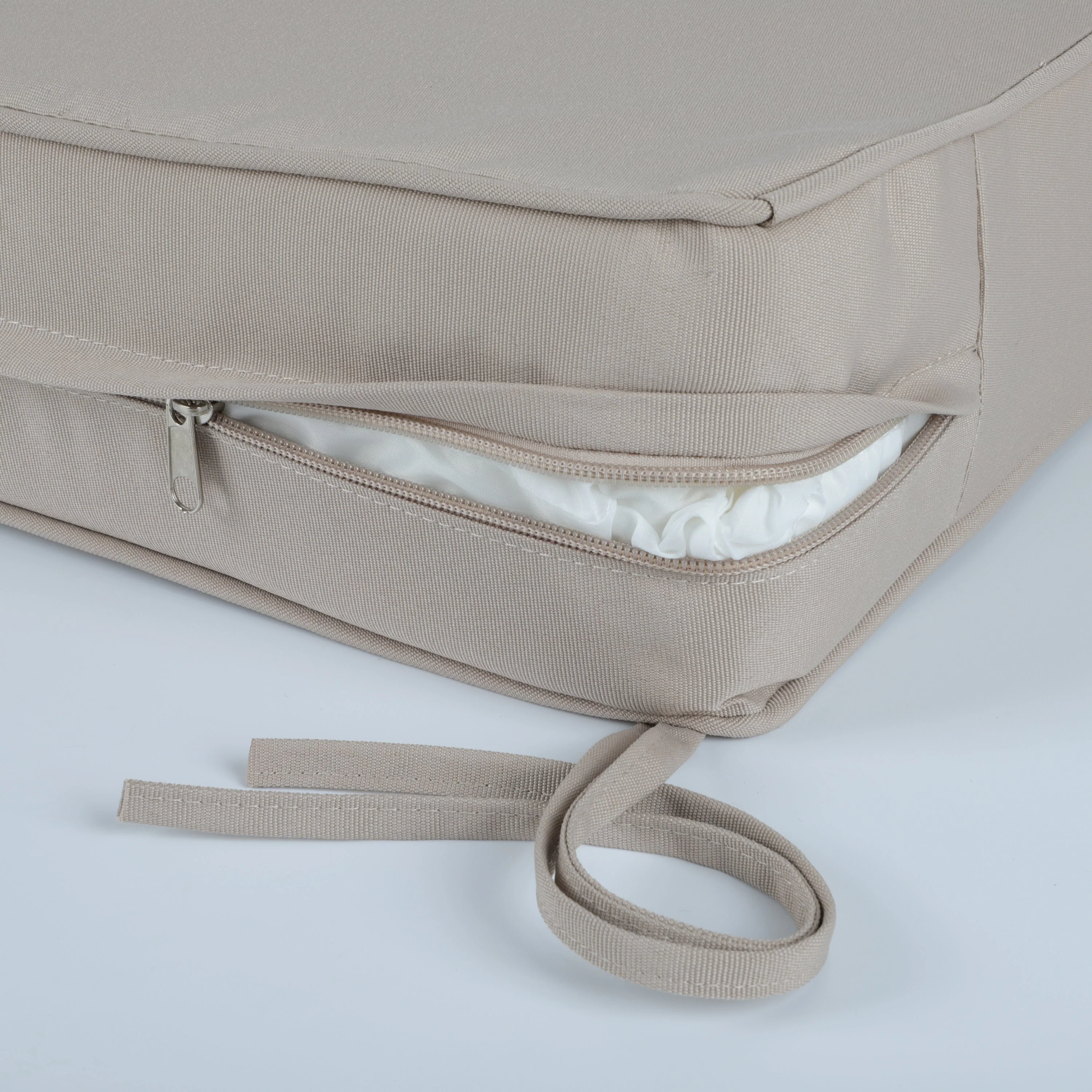 24x24 Inch Outdoor Deep Seat Cushion Set - Beige - Image 8
