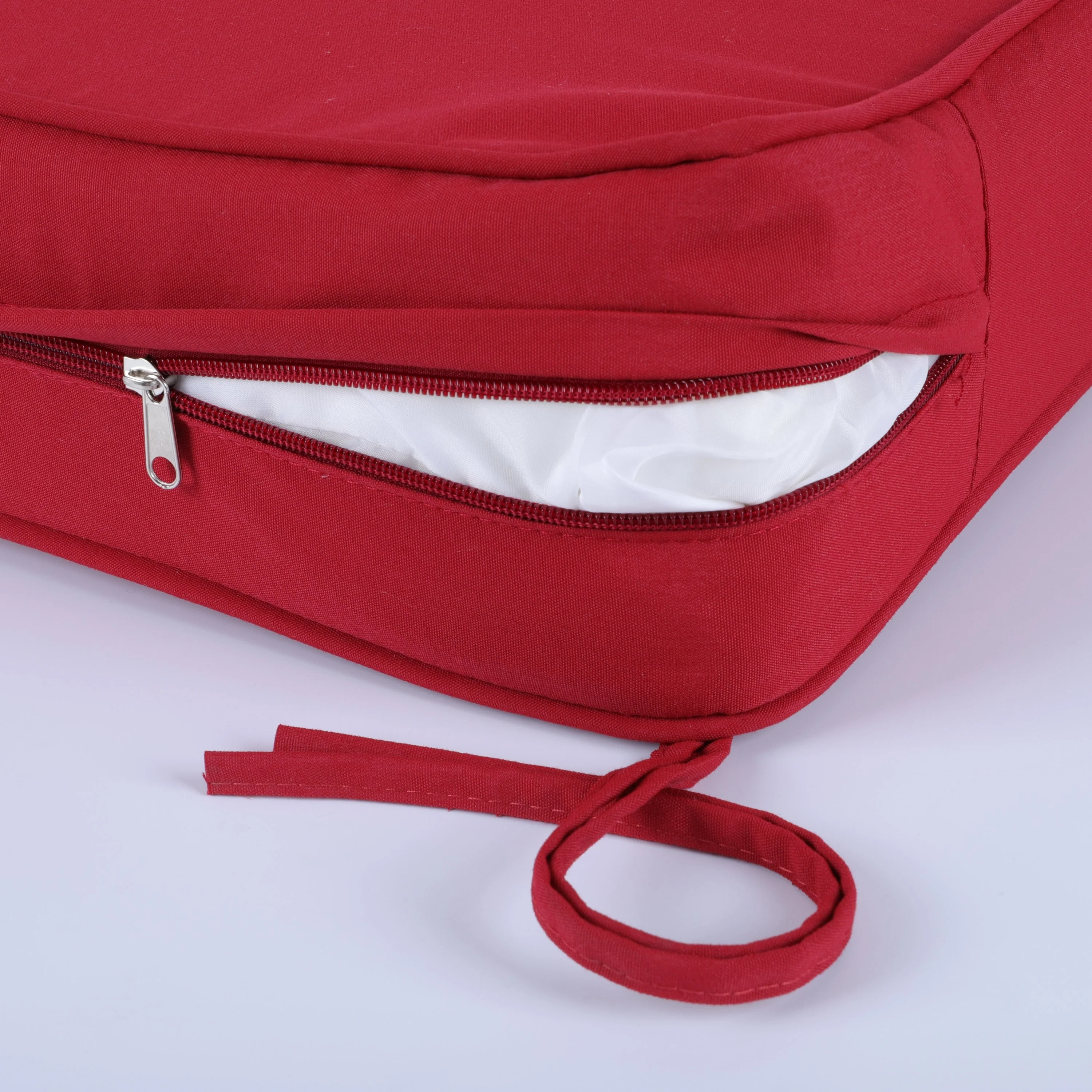 24x24 Inch Outdoor Deep Seat Cushion Set - Red - Image 5