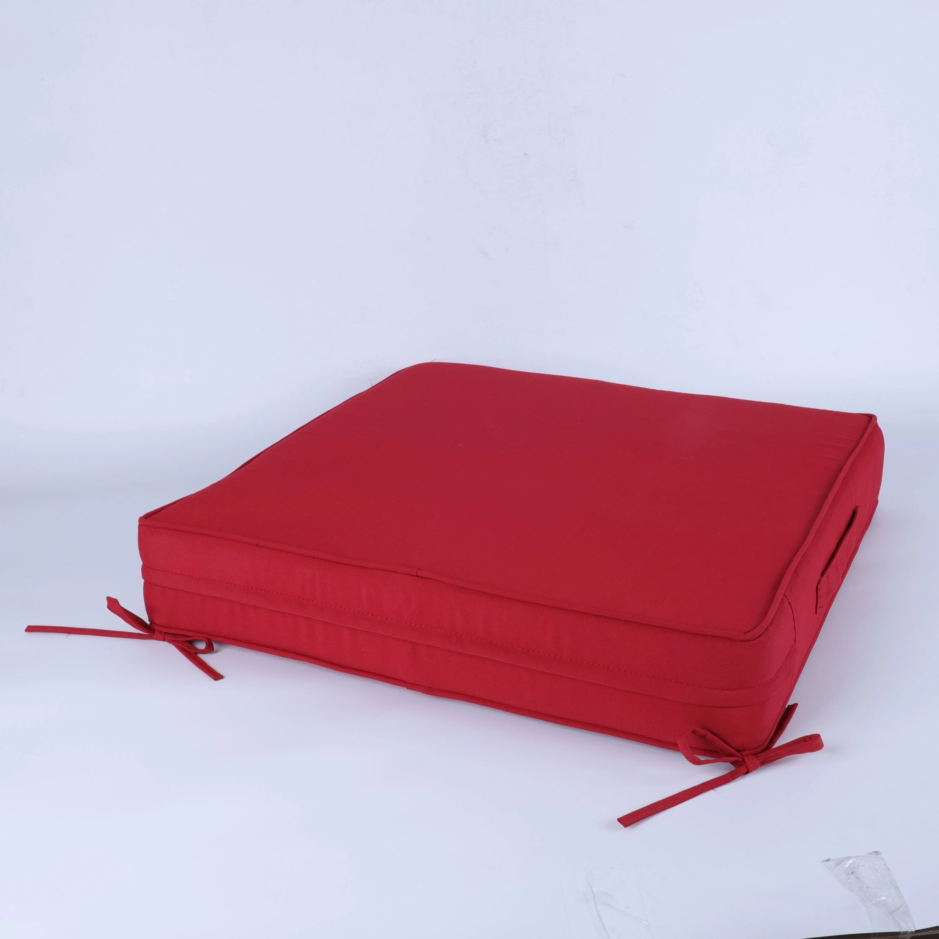 24x24 Inch Outdoor Deep Seat Cushion Set - Red - Image 6