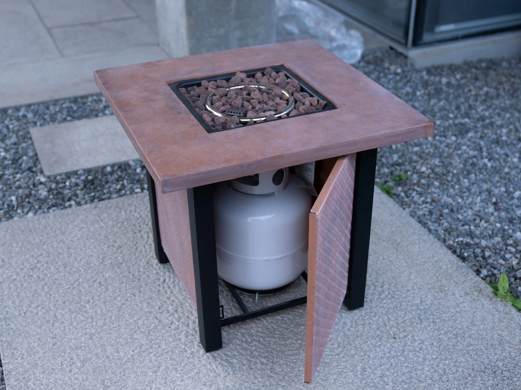 25" H Outdoor Patio Propane Gas Fire Pit Table - 50,000 BTU - Image 5