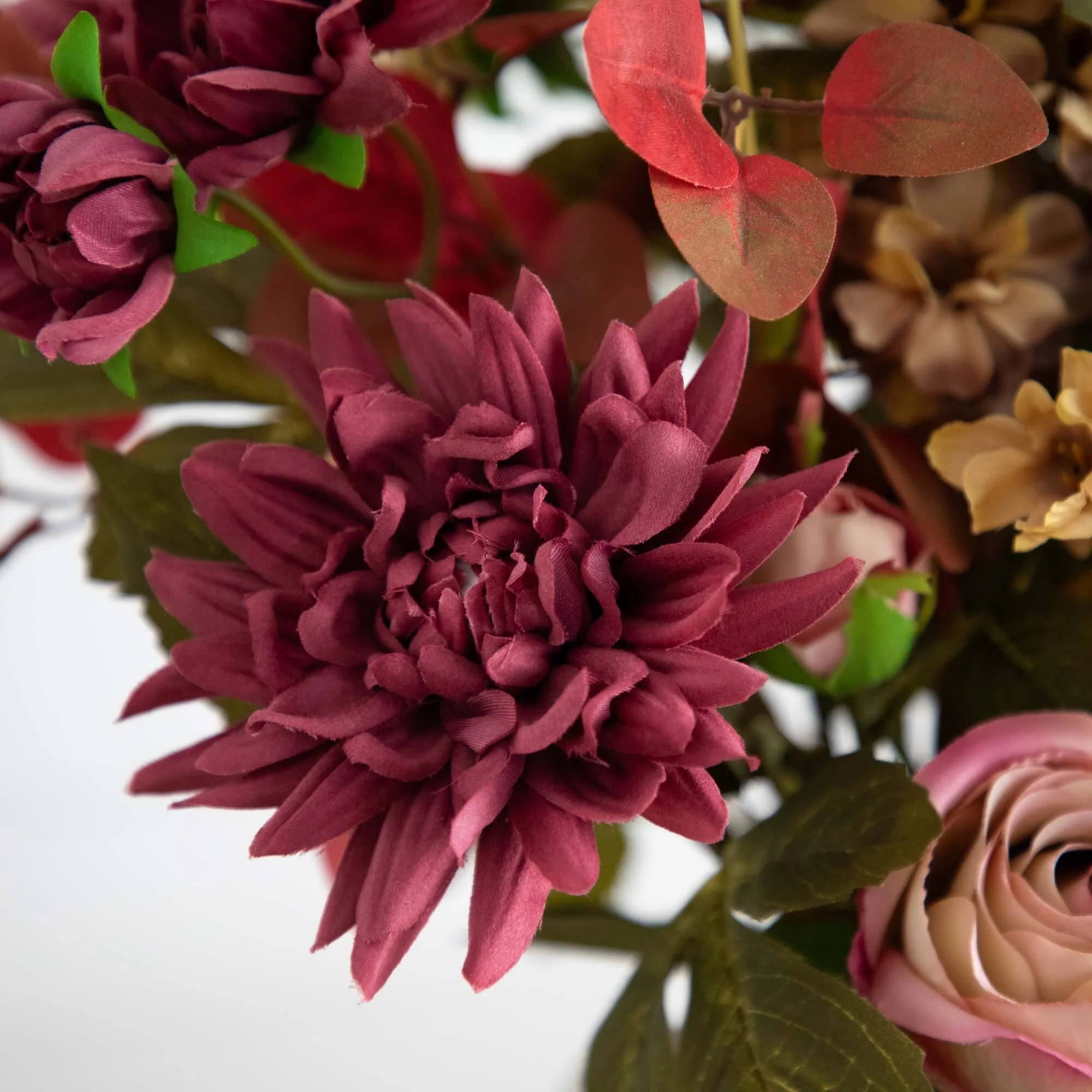 25” Mixed Flower Arrangement in Ceramic Vase - Image 2