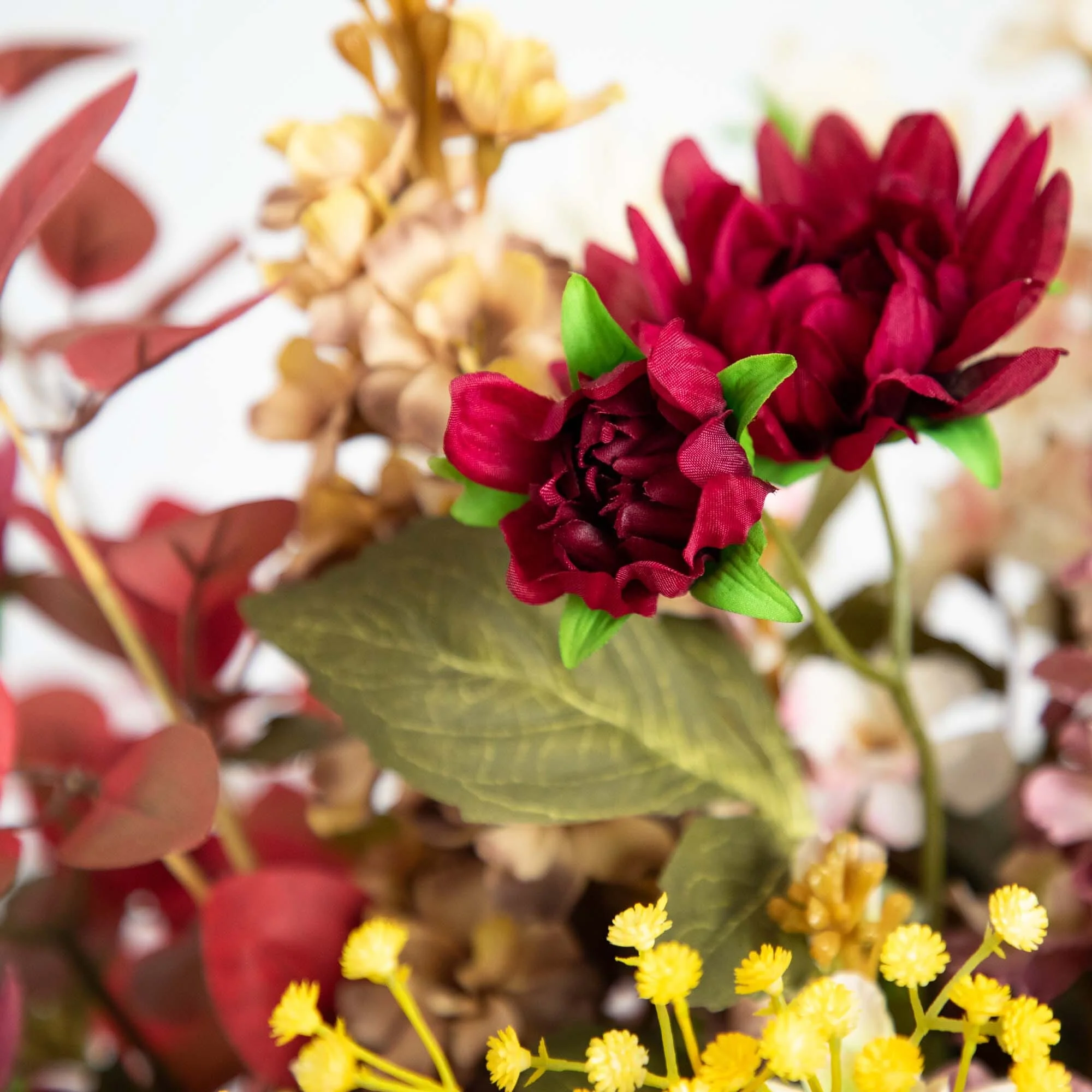 25” Mixed Flower Arrangement in Ceramic Vase - Image 4
