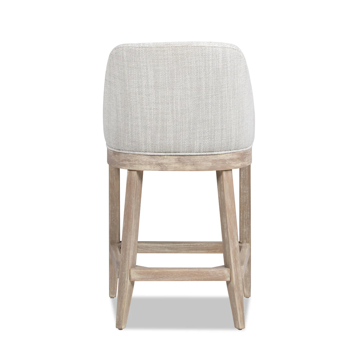 26.5" Upholstered Counter Stool with Curved Back - Image 5