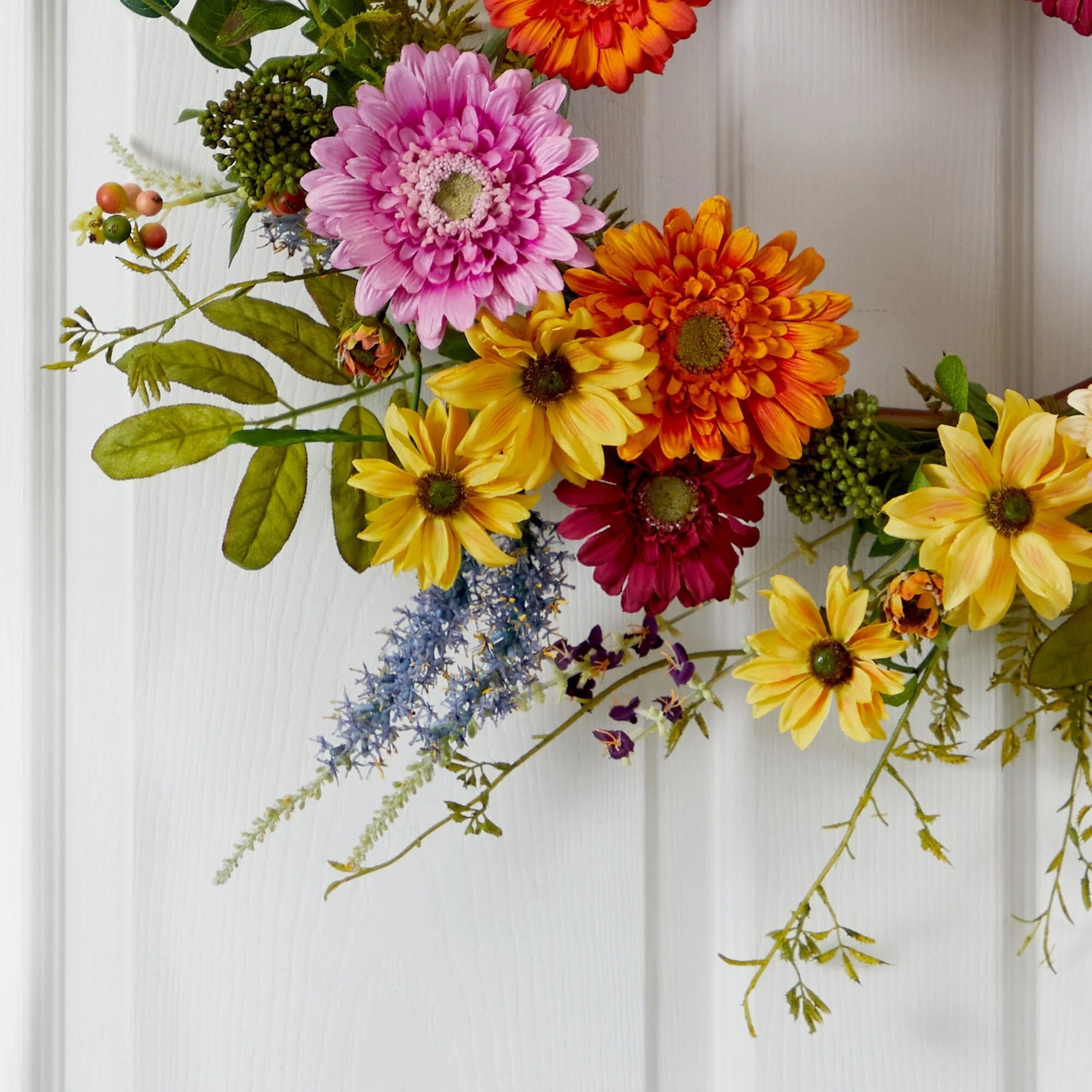 26” African Sunflower Wreath - Image 2