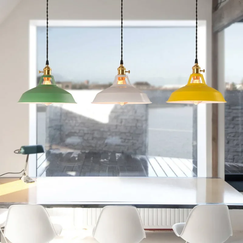 26cm LED Pendant Light 7-Color Dimmable with Scandinavian Wood Decor - Image 3