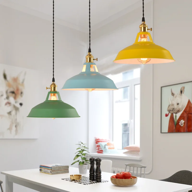 26cm LED Pendant Light 7-Color Dimmable with Scandinavian Wood Decor - Image 4