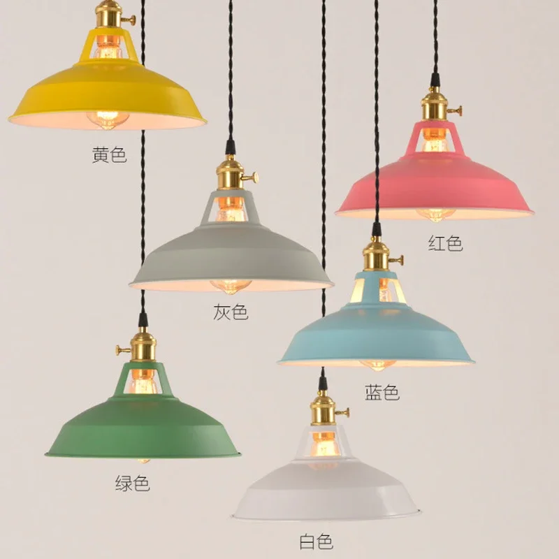 26cm LED Pendant Light 7-Color Dimmable with Scandinavian Wood Decor - Image 5
