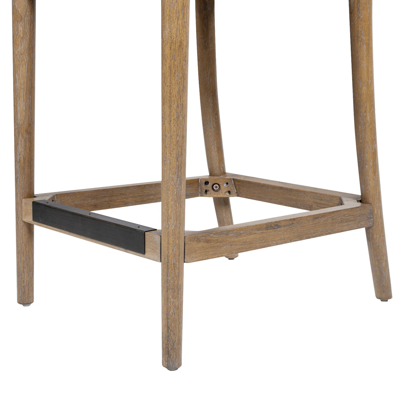 27" Upholstered Counter Stool Set of 2 with Arched Wood Back - Image 10