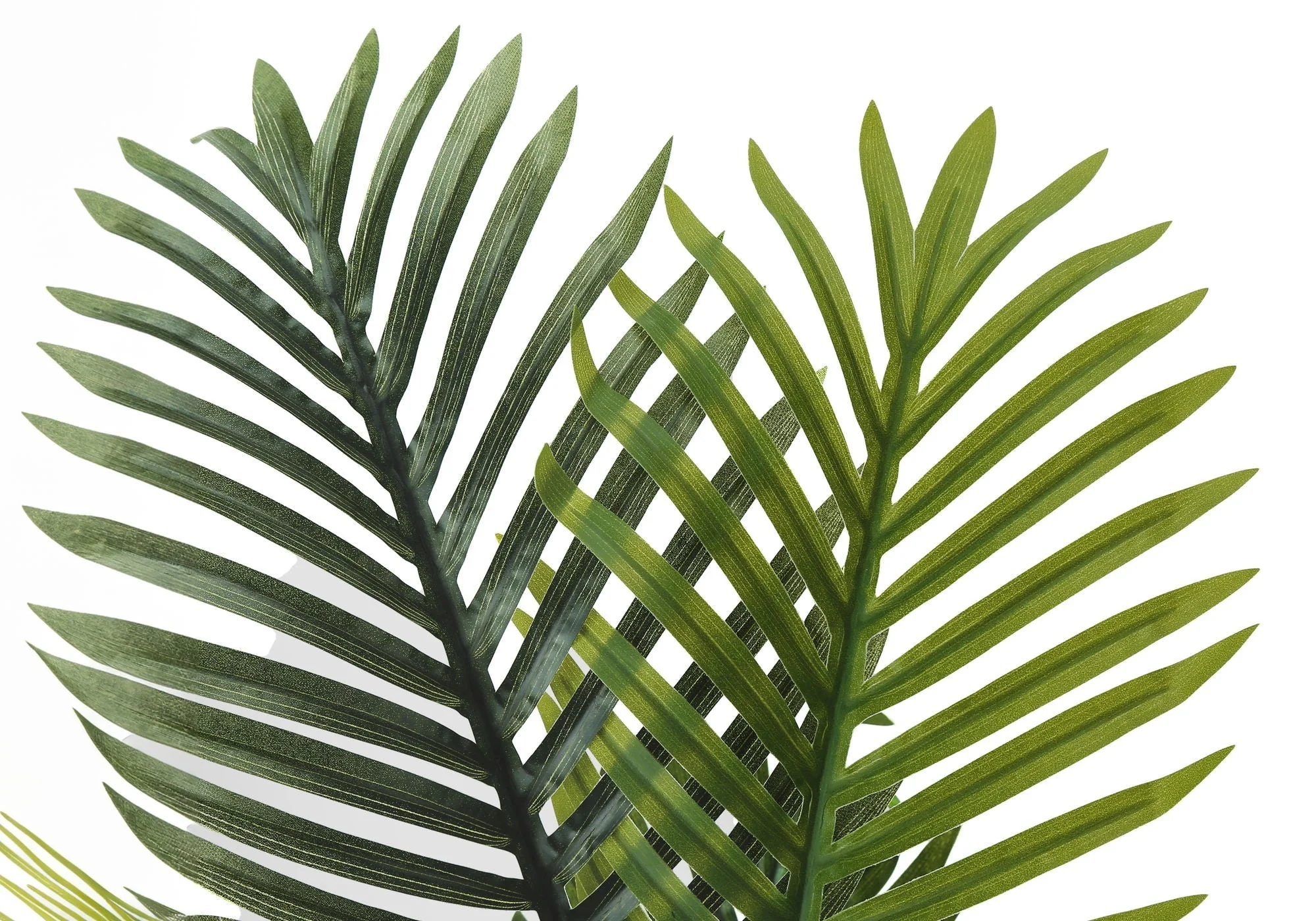 28" Tall, Artificial Plant, Palm Tree, Indoor, Faux, Fake, Floor, Greenery, Potted, Real Touch, Decorative - Green / White - Image 3