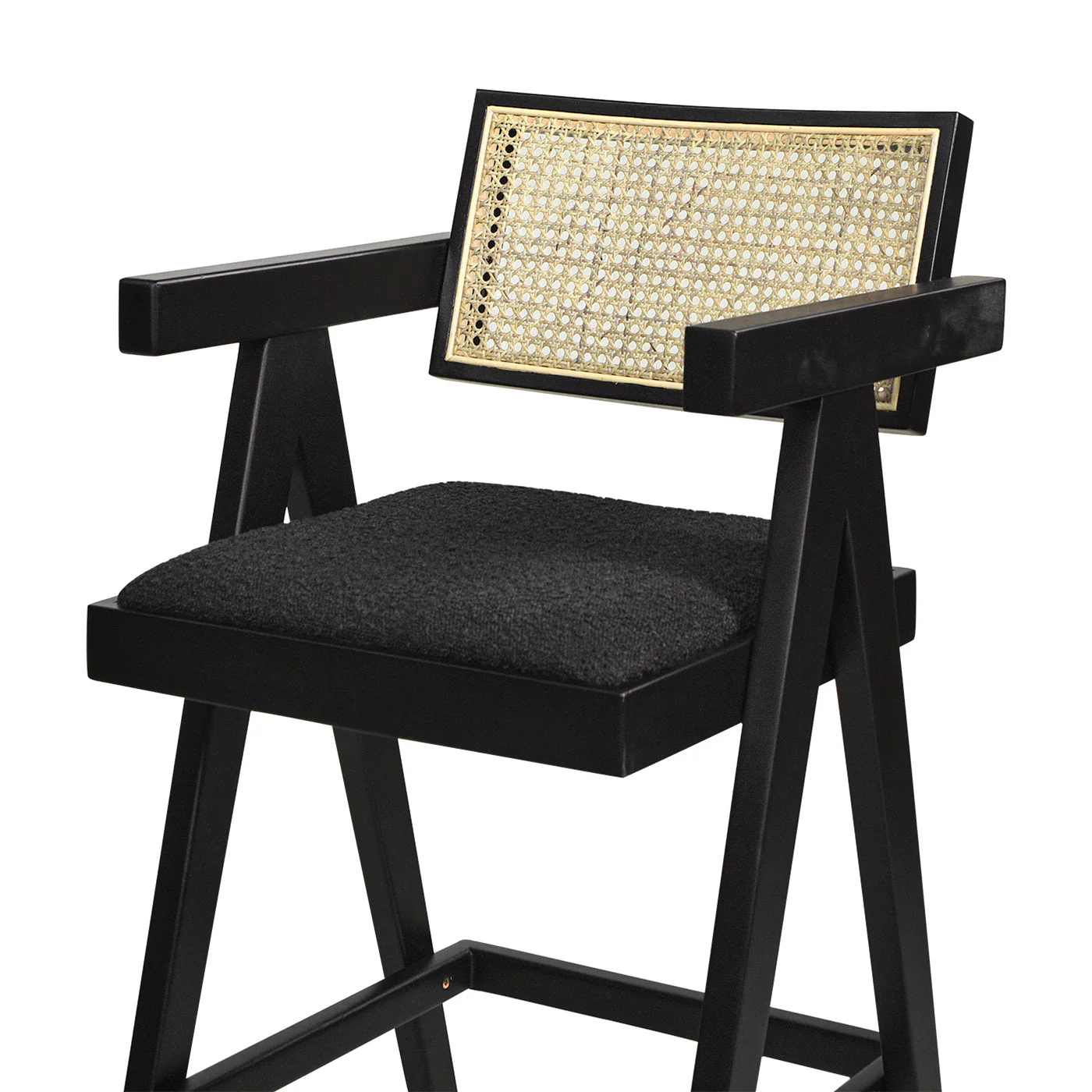 29.5' The Bergenholt Woven Resin Bar Stool Trio Set of 3 - Image 9