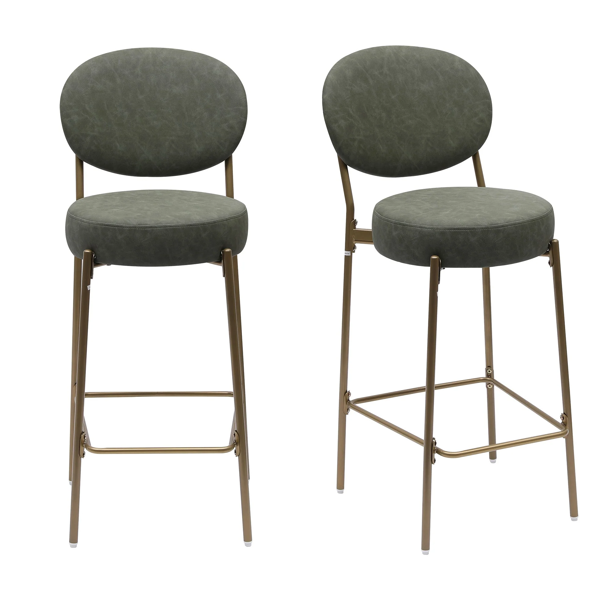 29'' H Seat Height Upholstered Bar Stools Set of 2 - Image 6
