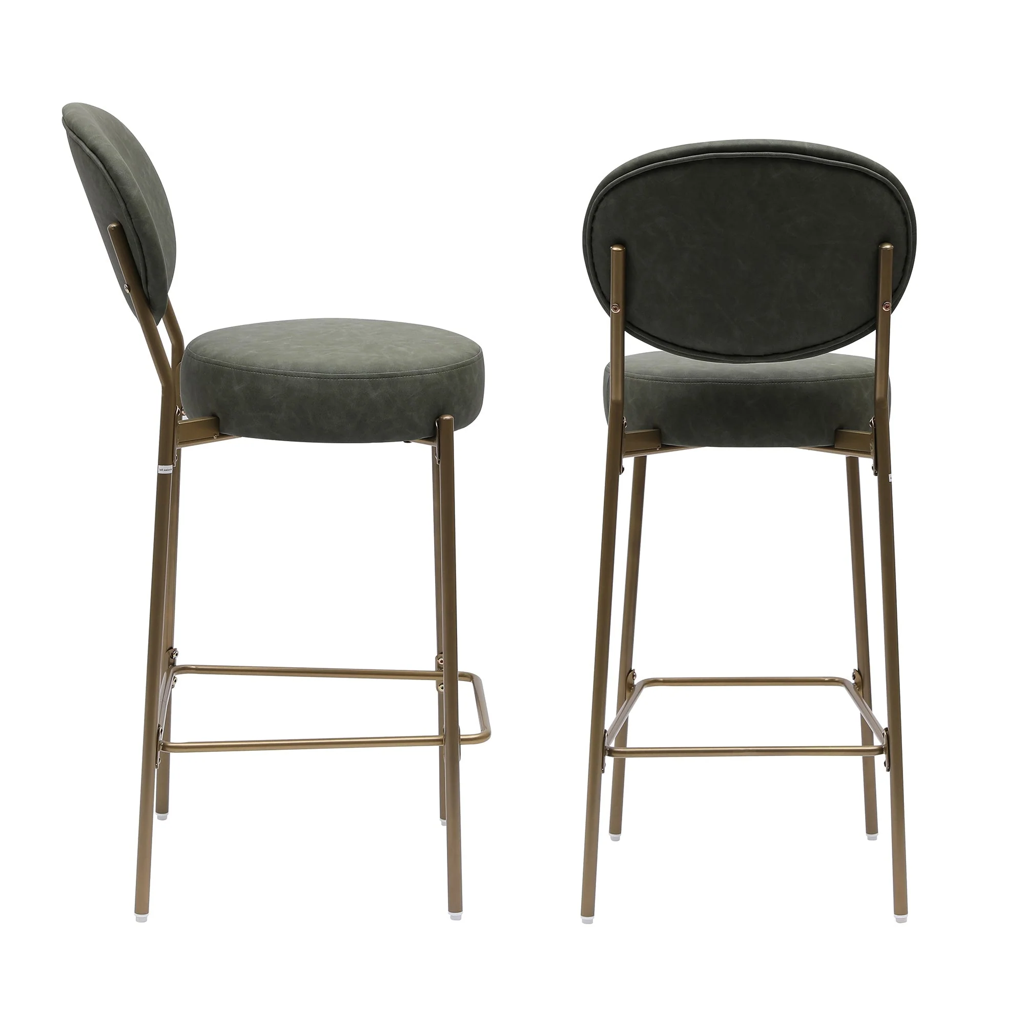 29'' H Seat Height Upholstered Bar Stools Set of 2 - Image 7